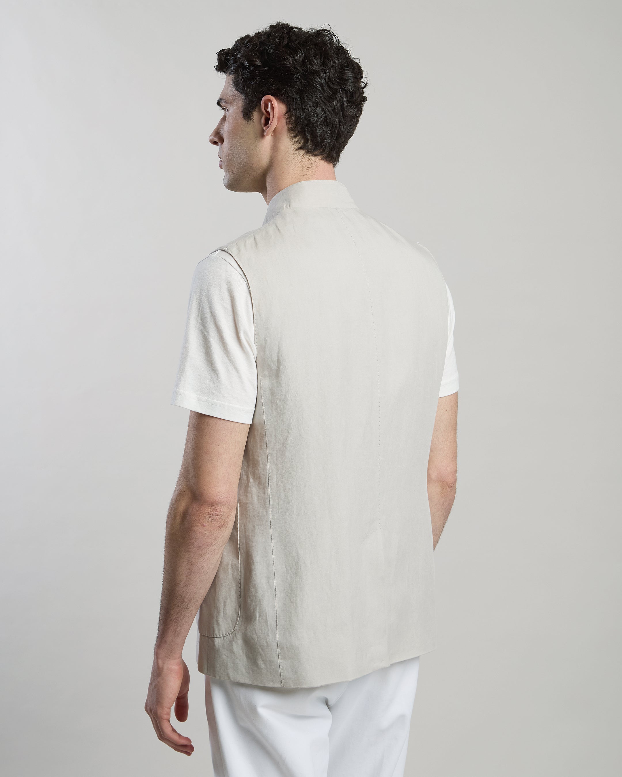 GILET LYOCELL E LINO