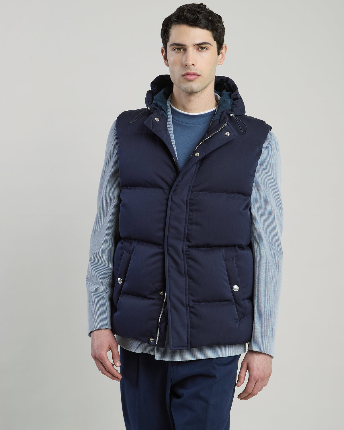 GILET IMBOTTITO SETA