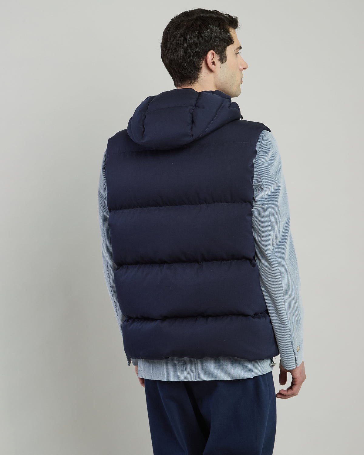 GILET IMBOTTITO SETA