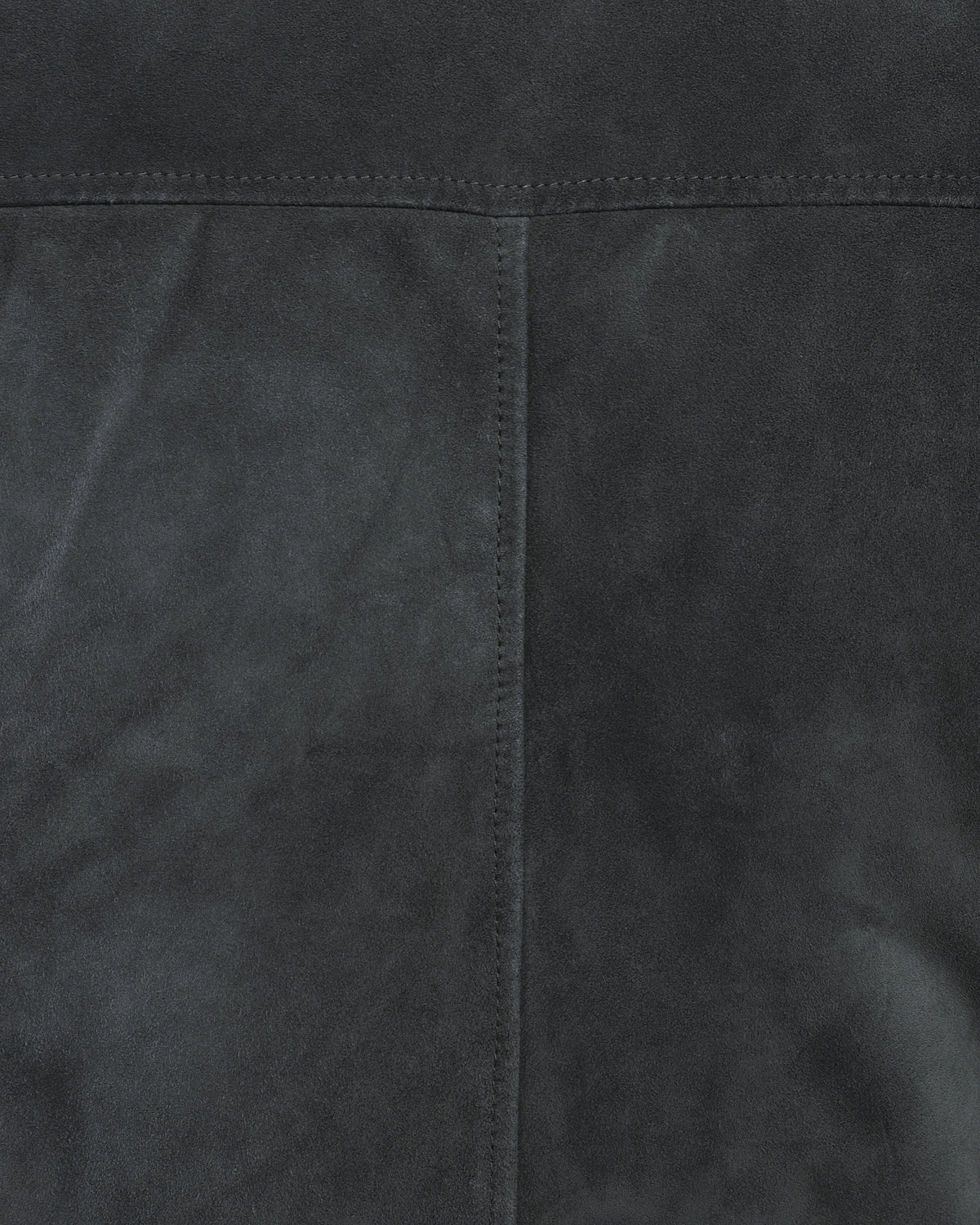 GILET SUEDE E MONTONE PELO RICCIO