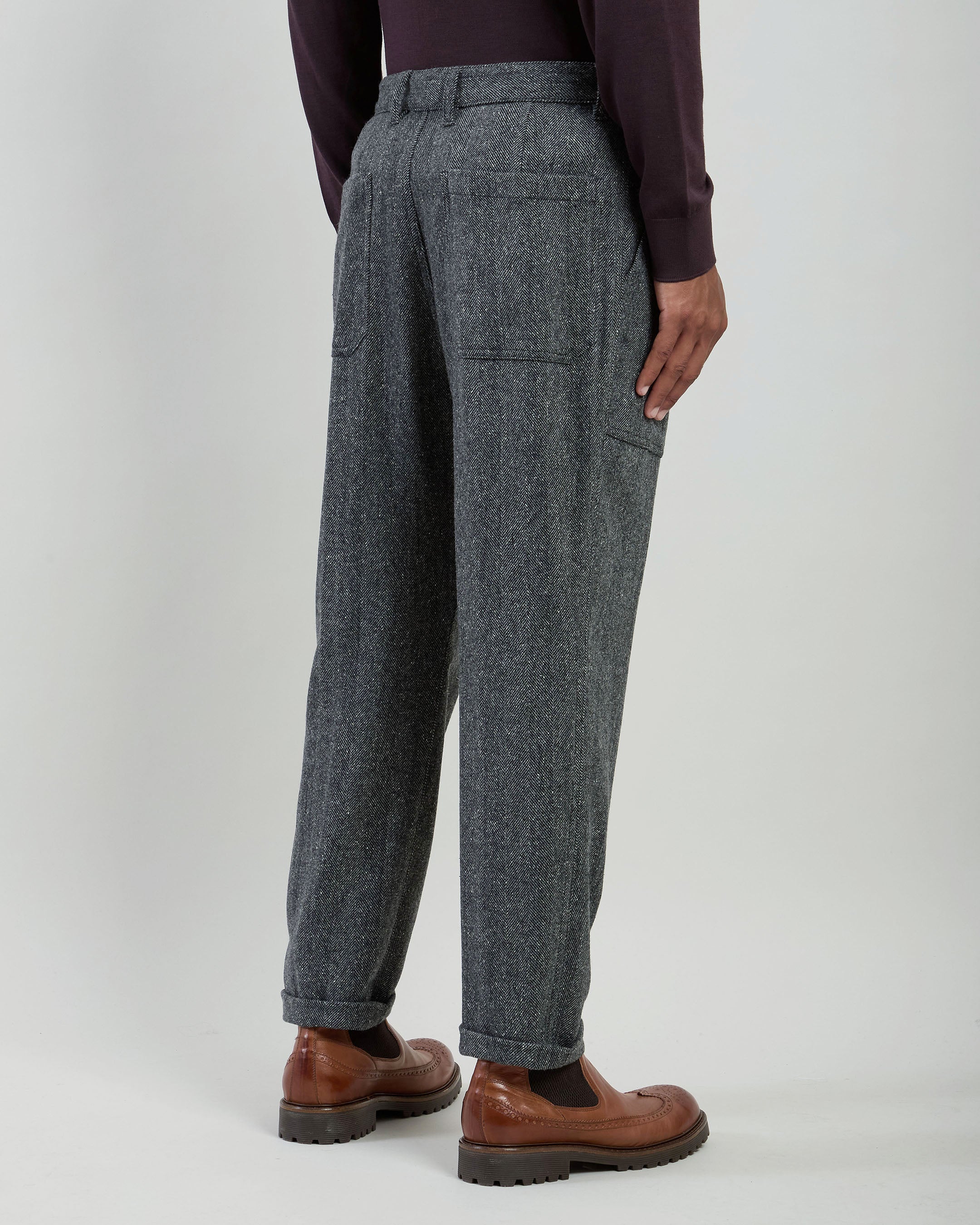 PANTALONE LANA SETA