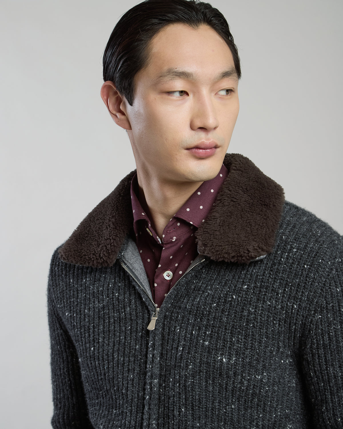 GIUBBINO IN MAGLIA LANA CASHMERE