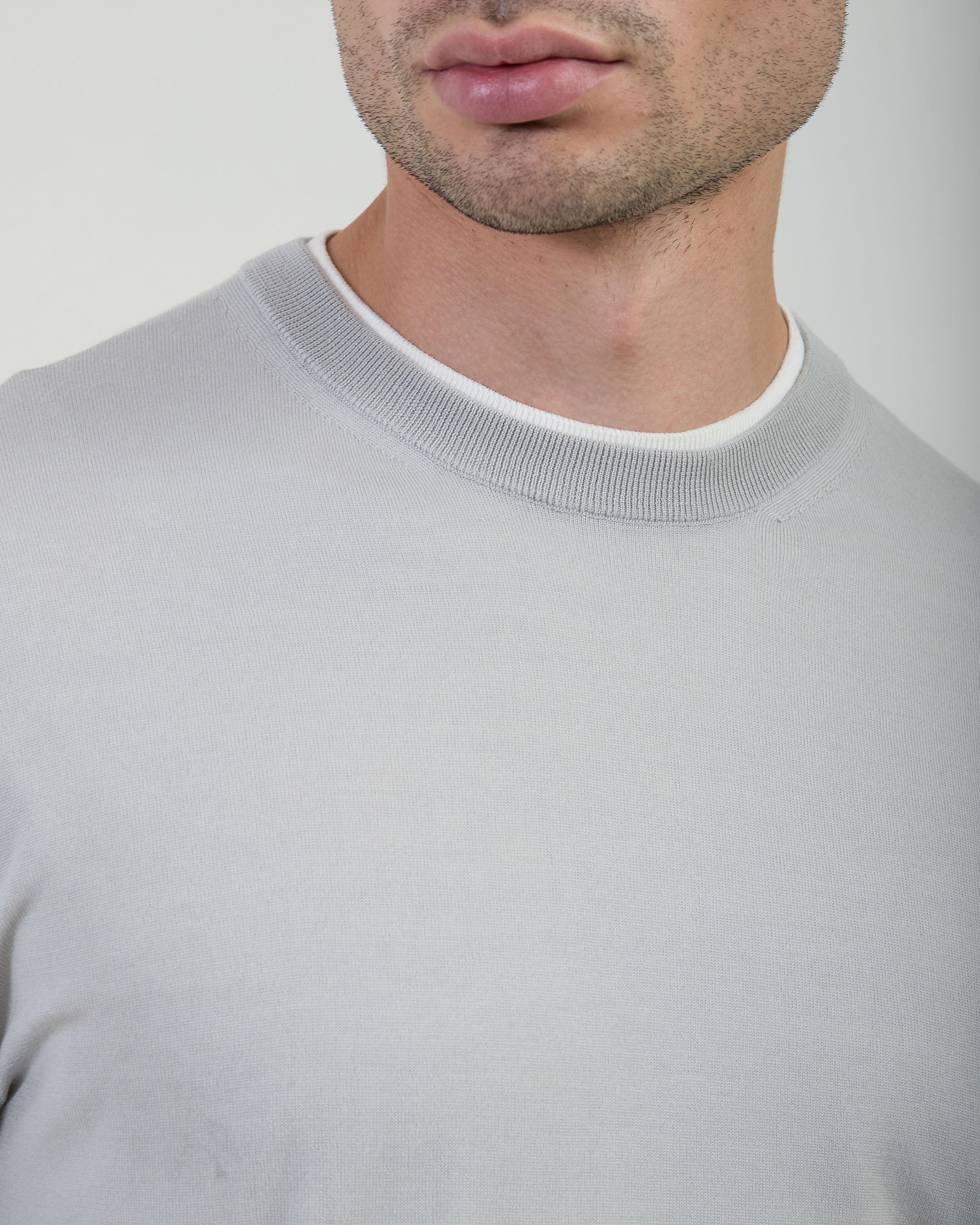 MAGLIA GIROCOLLO LANA 14 MICRON
