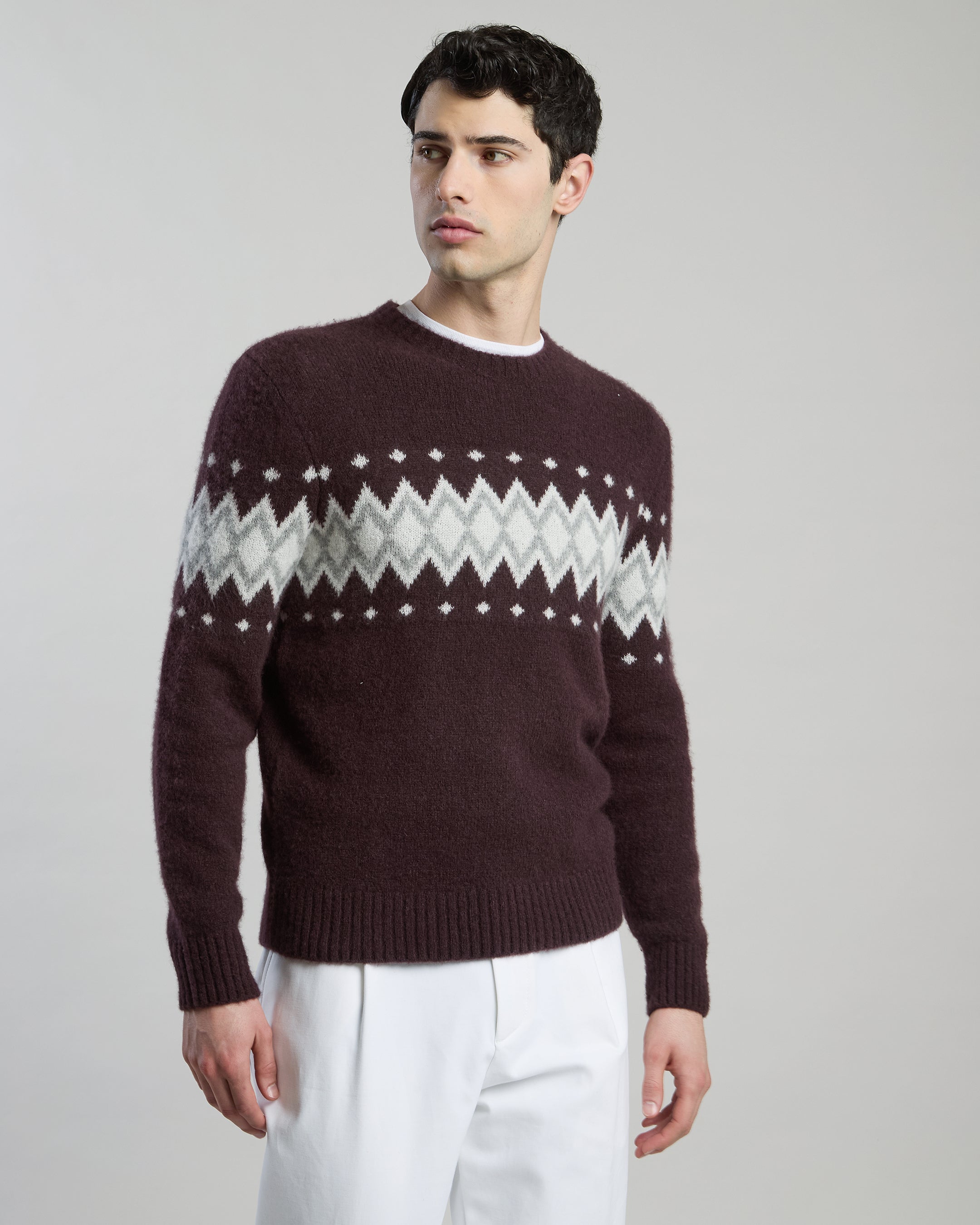 MAGLIA GIROCOLLO CASHMERE SETA
