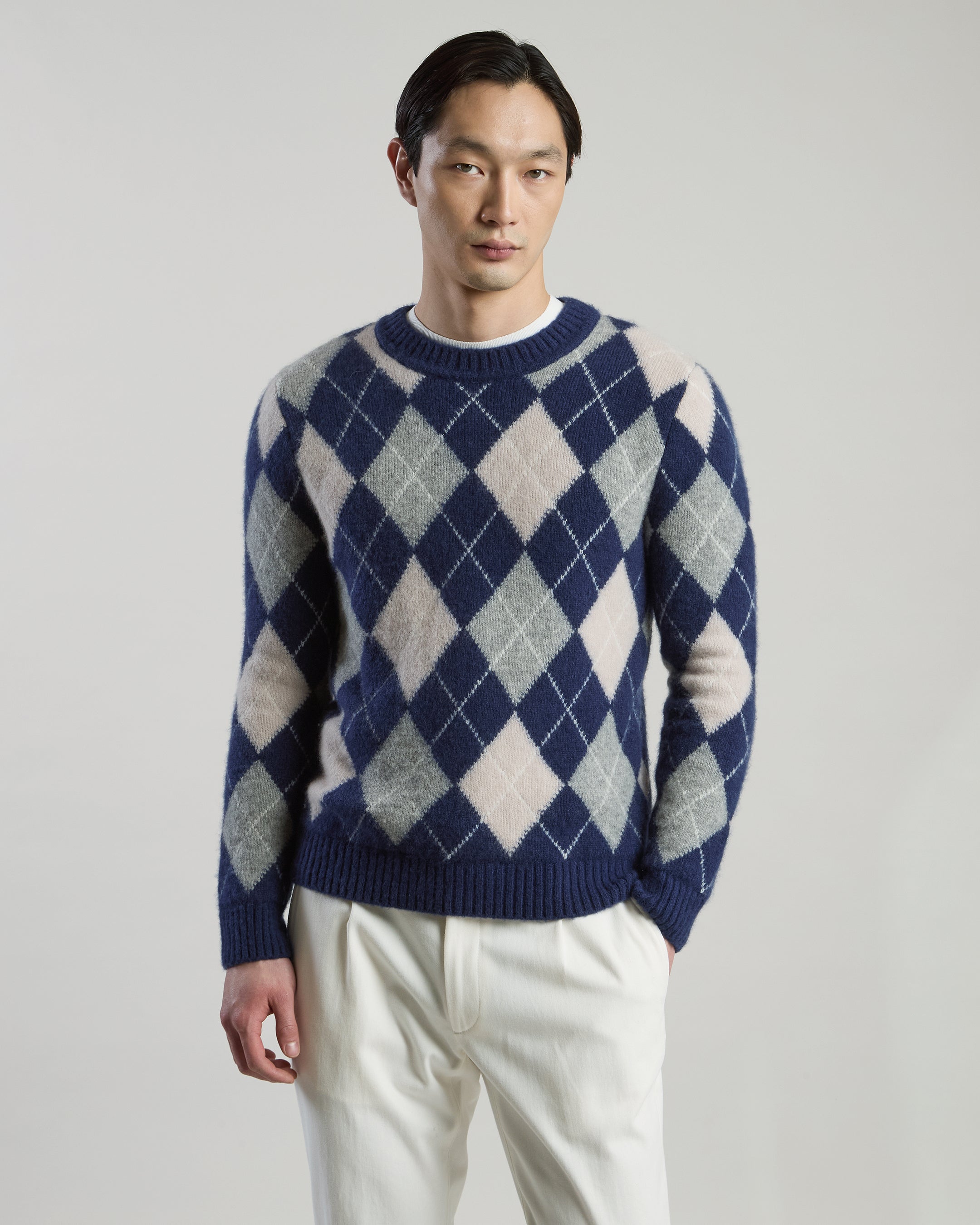MAGLIA GIROCOLLO CASHMERE SETA