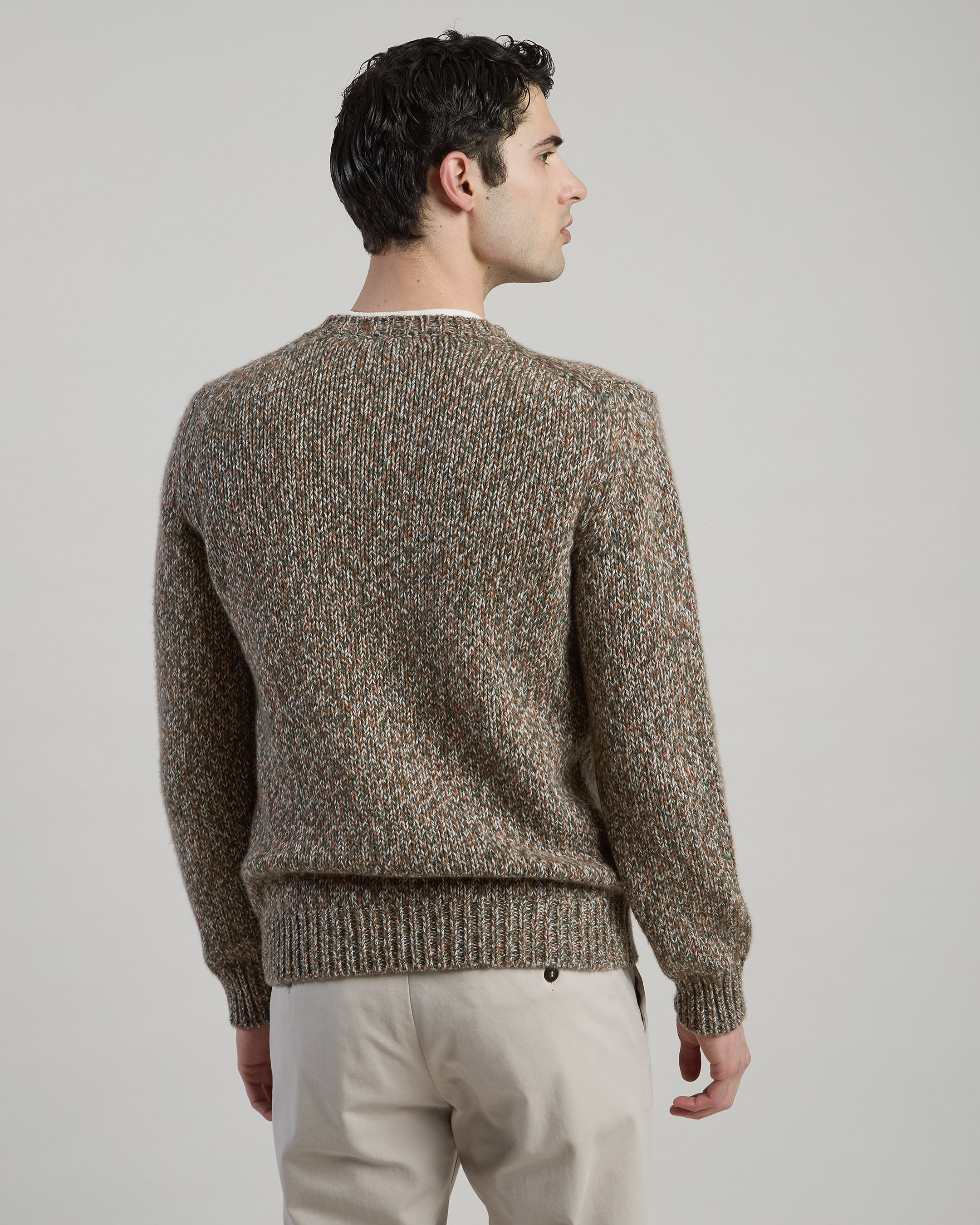 MAGLIA GIROCOLLO CASHMERE MOULINE'
