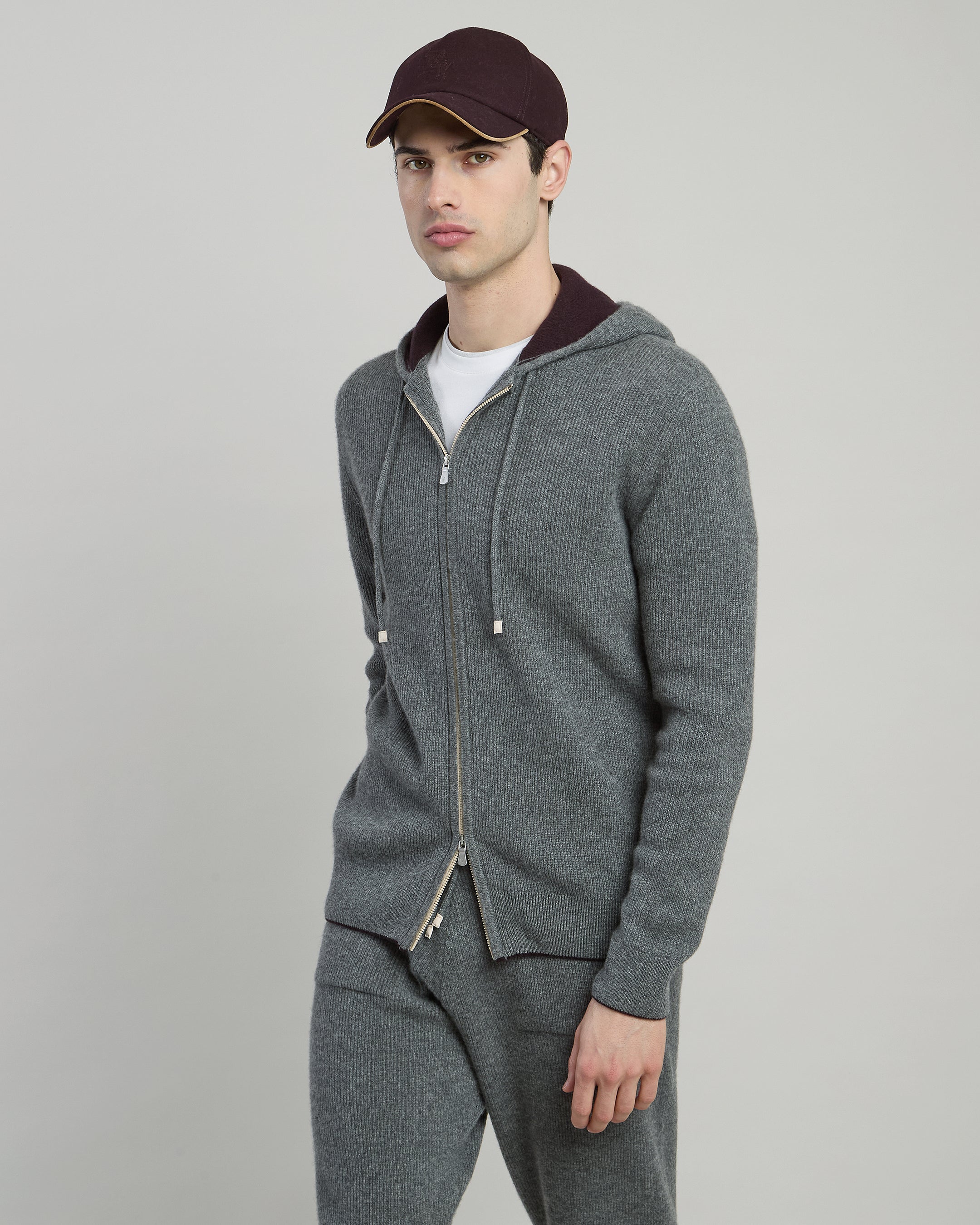 MAGLIA FULL ZIP CASHMERE