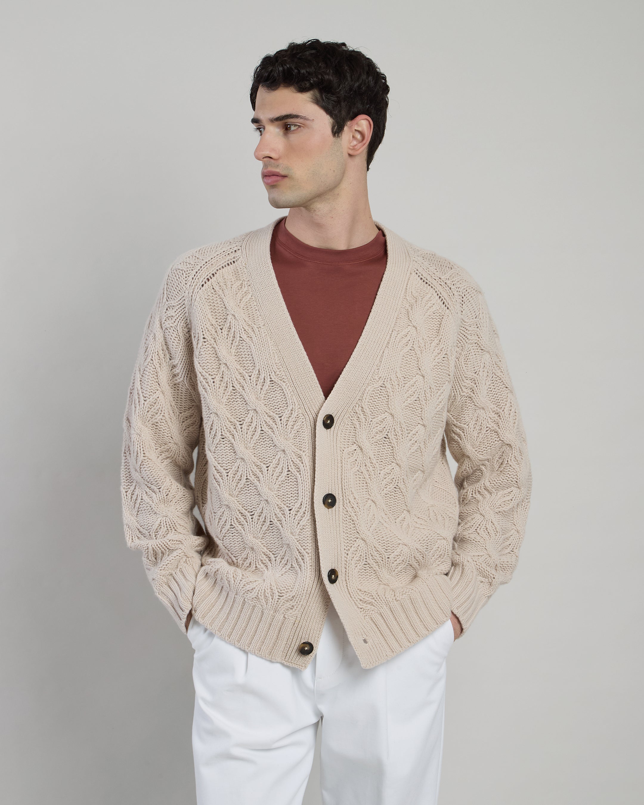CARDIGAN CASHMERE LANA