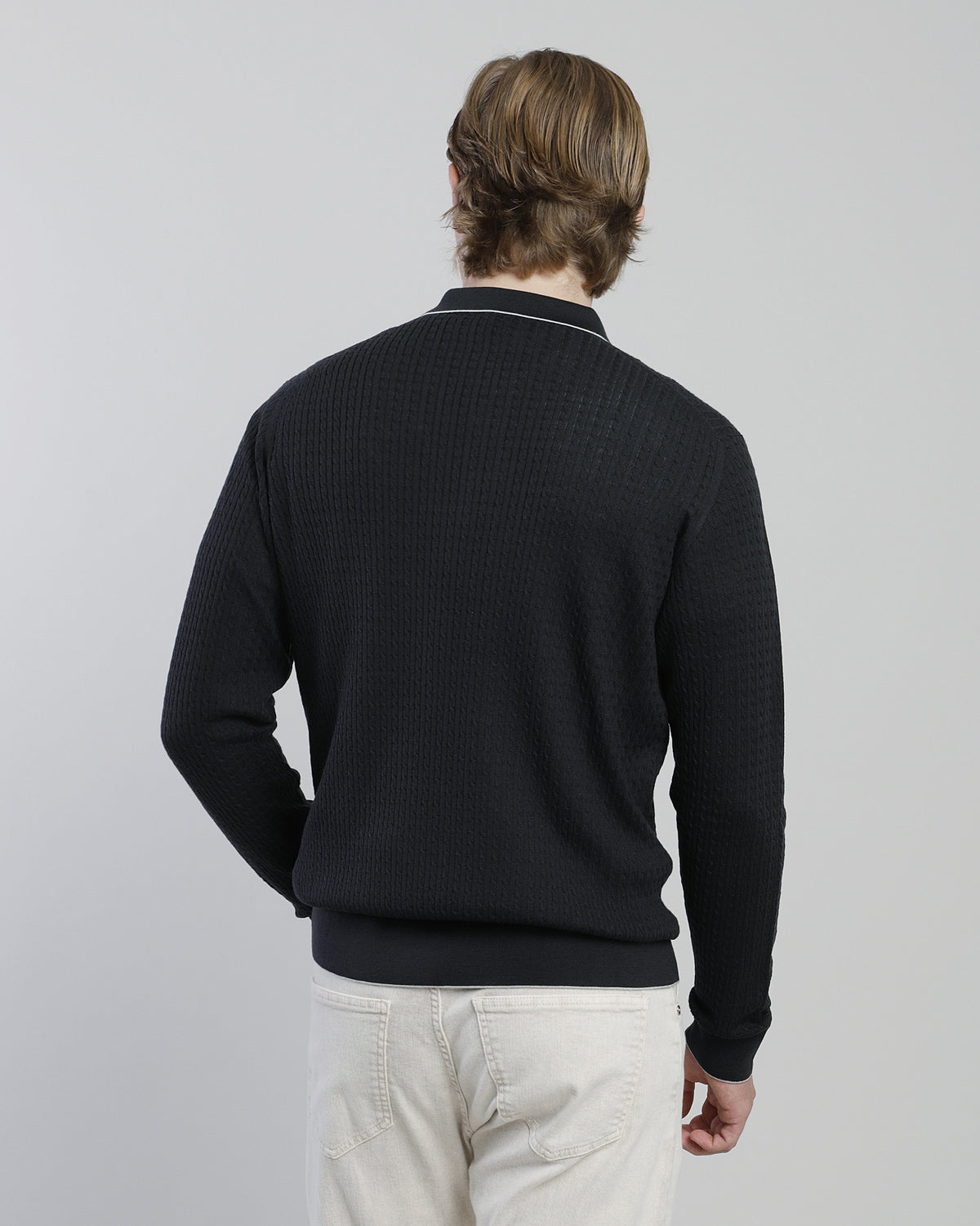 POLO IN MAGLIA MERINOS SETA UNITO