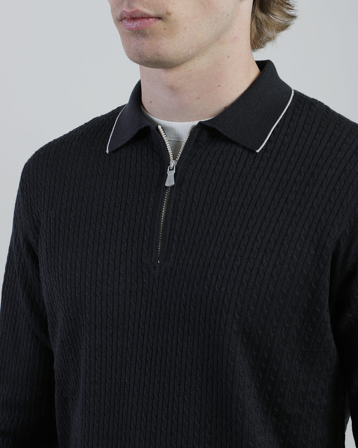 POLO IN MAGLIA MERINOS SETA UNITO