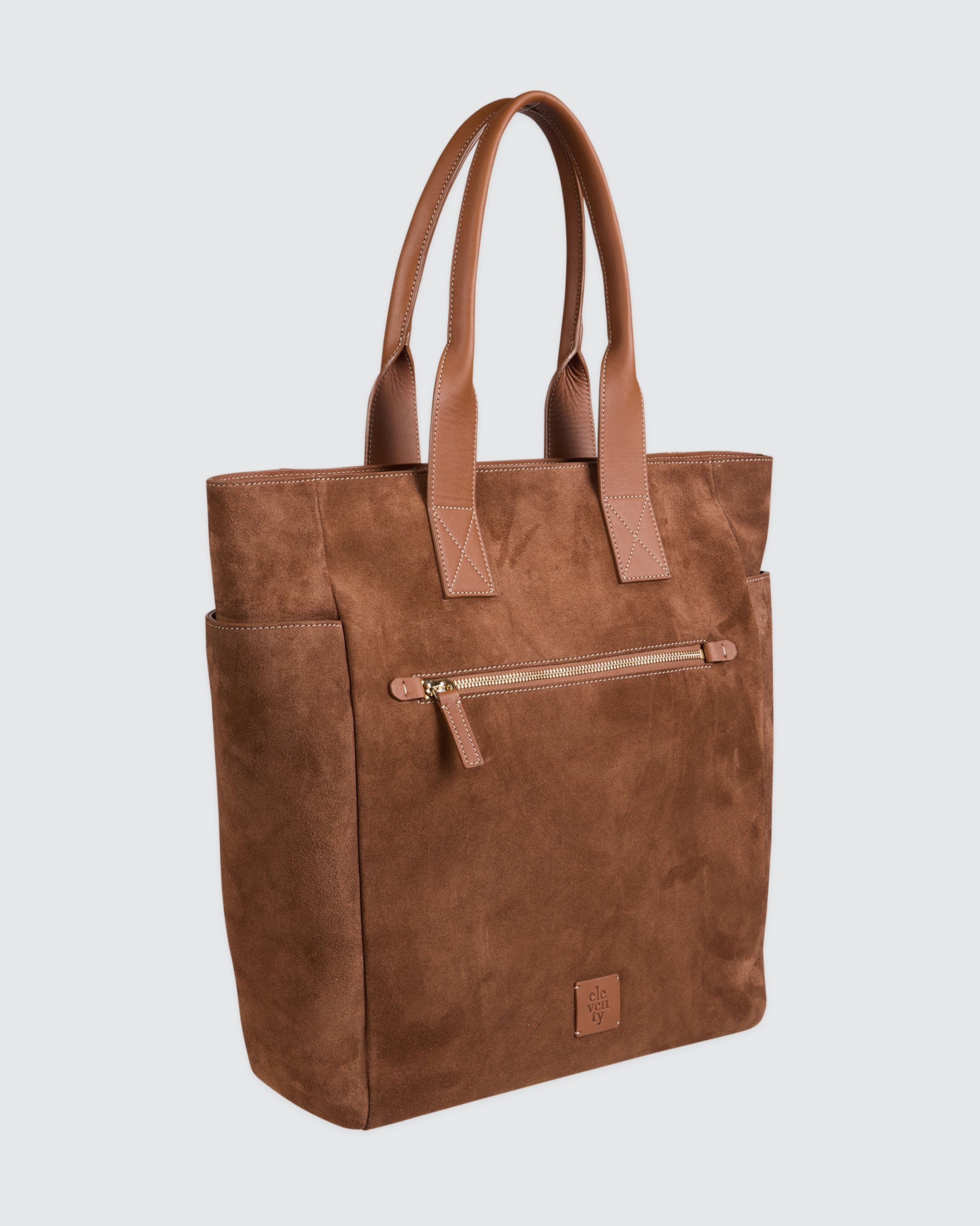 BORSA PELLE SCAMOSCIATA E VITELLO PIENO FIORE
