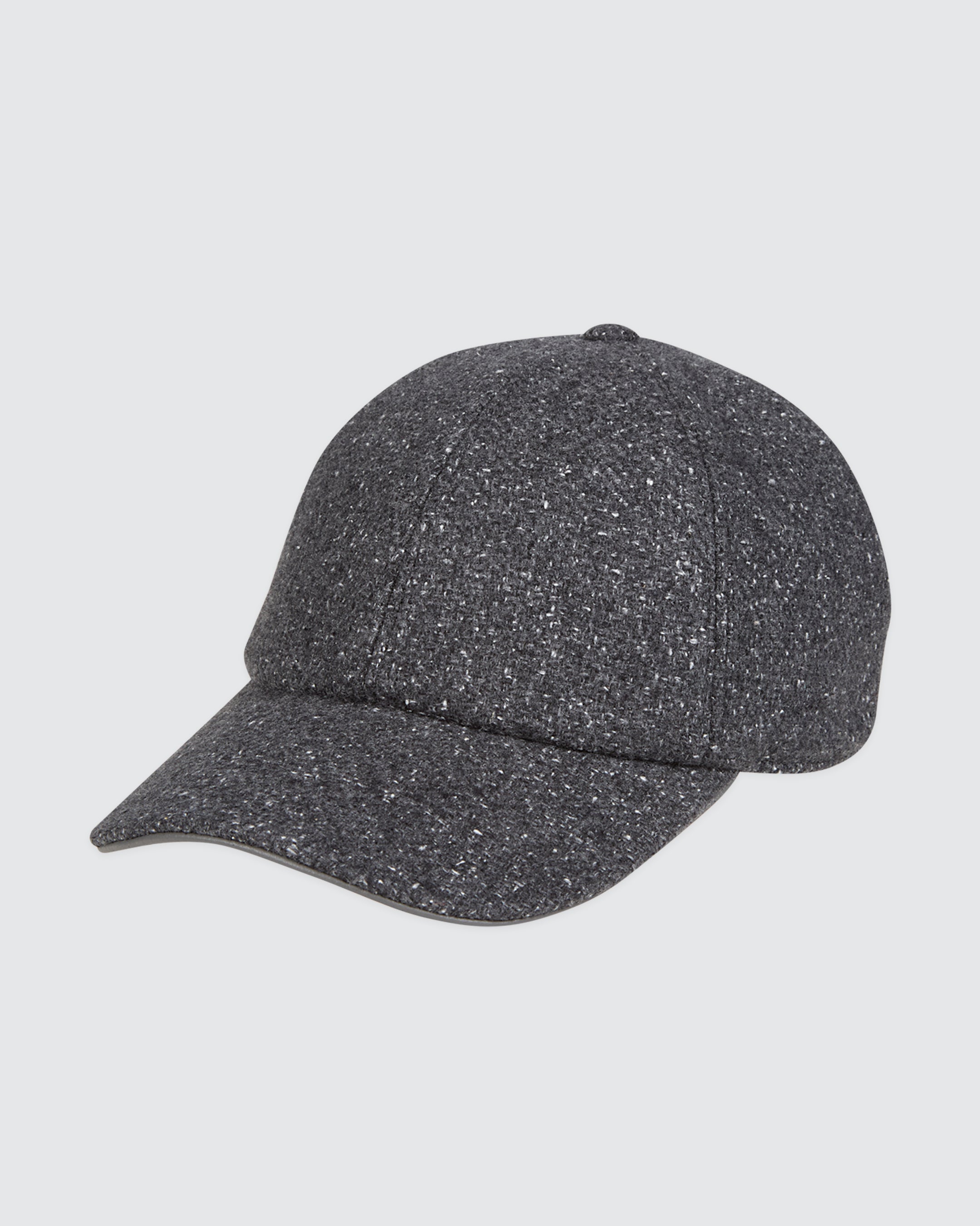 CAPPELLO SETA CASHMERE SPIGATO E PELLE
