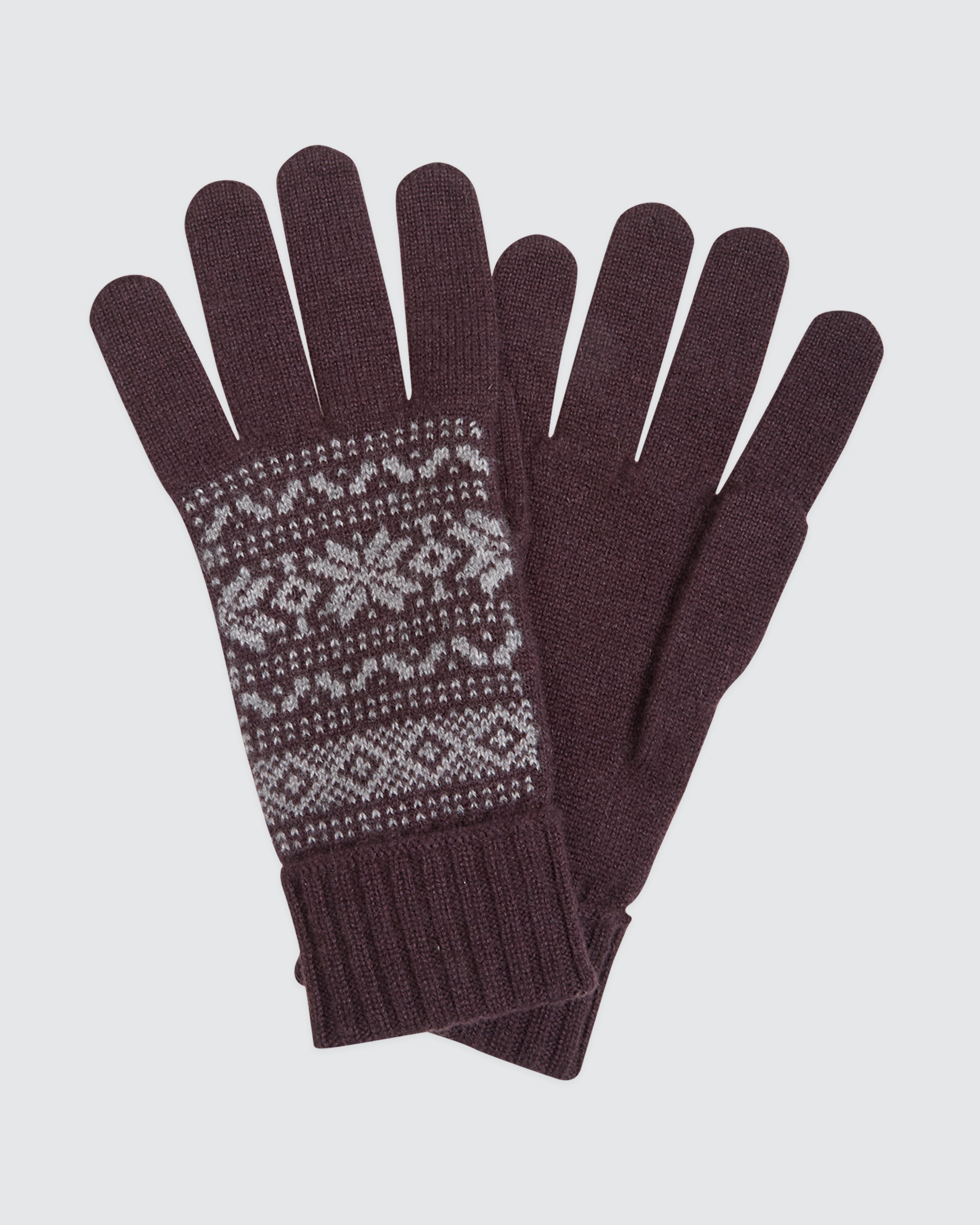 GUANTO CASHMERE JACQUARD