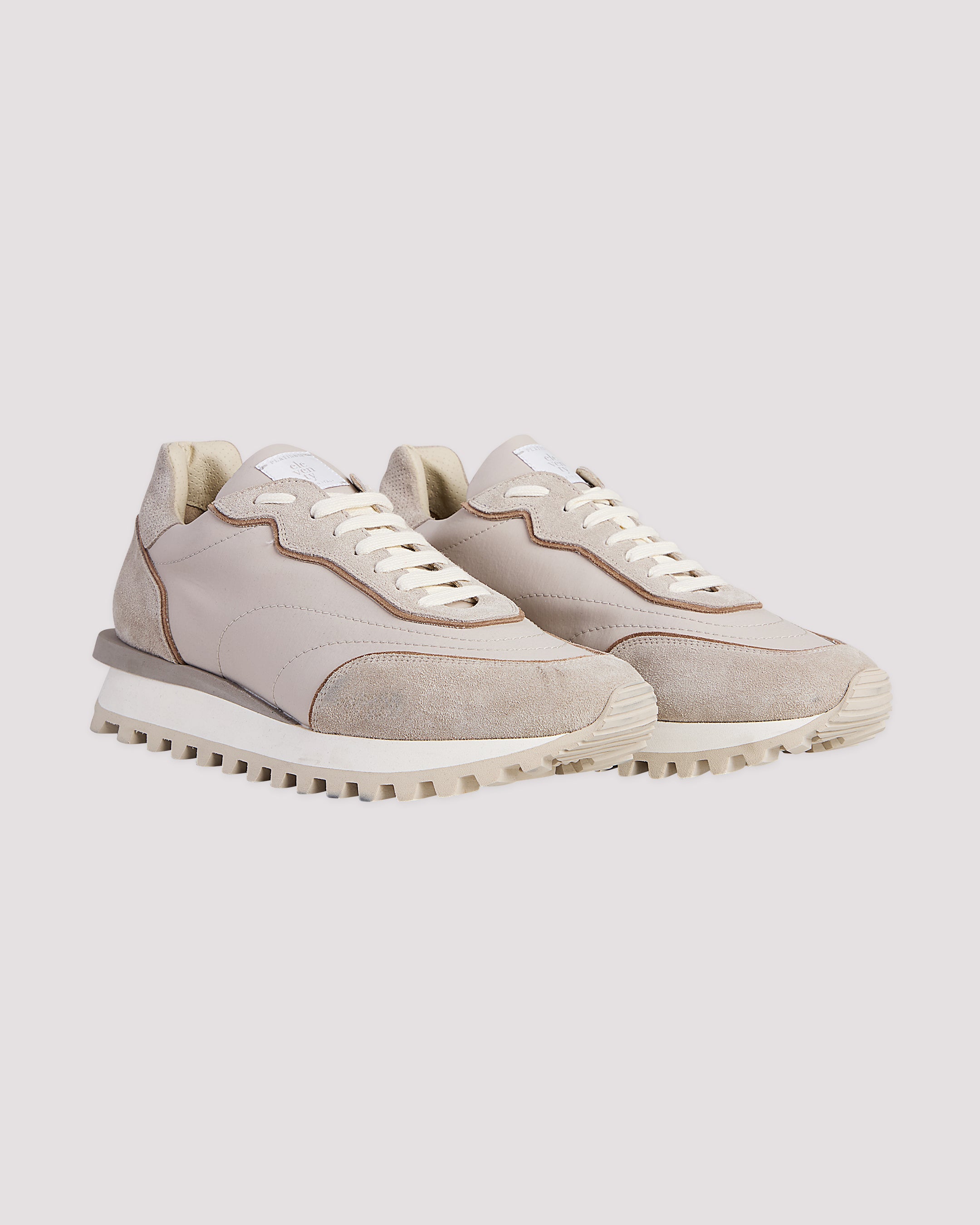 SCARPA LANA NYLON E PELLE VITELLO SCAMOSCIATA