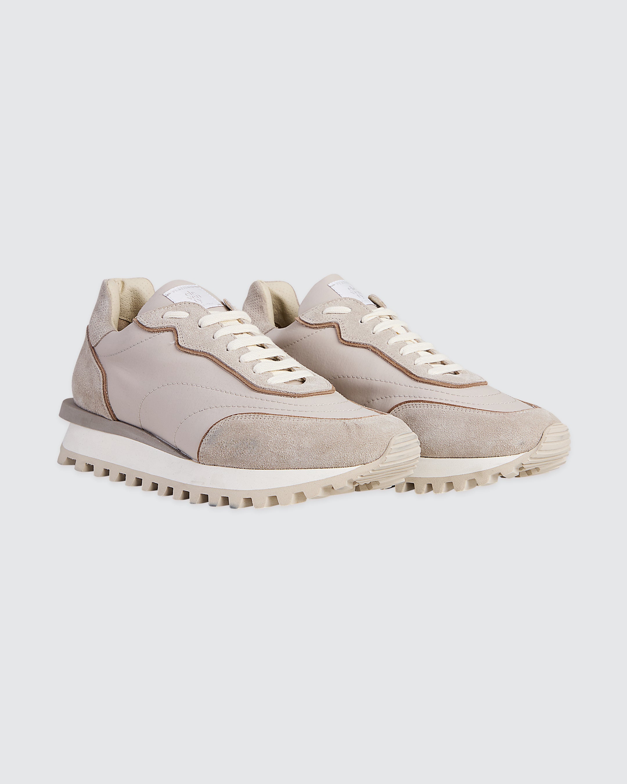 SCARPA LANA NYLON E PELLE VITELLO SCAMOSCIATA