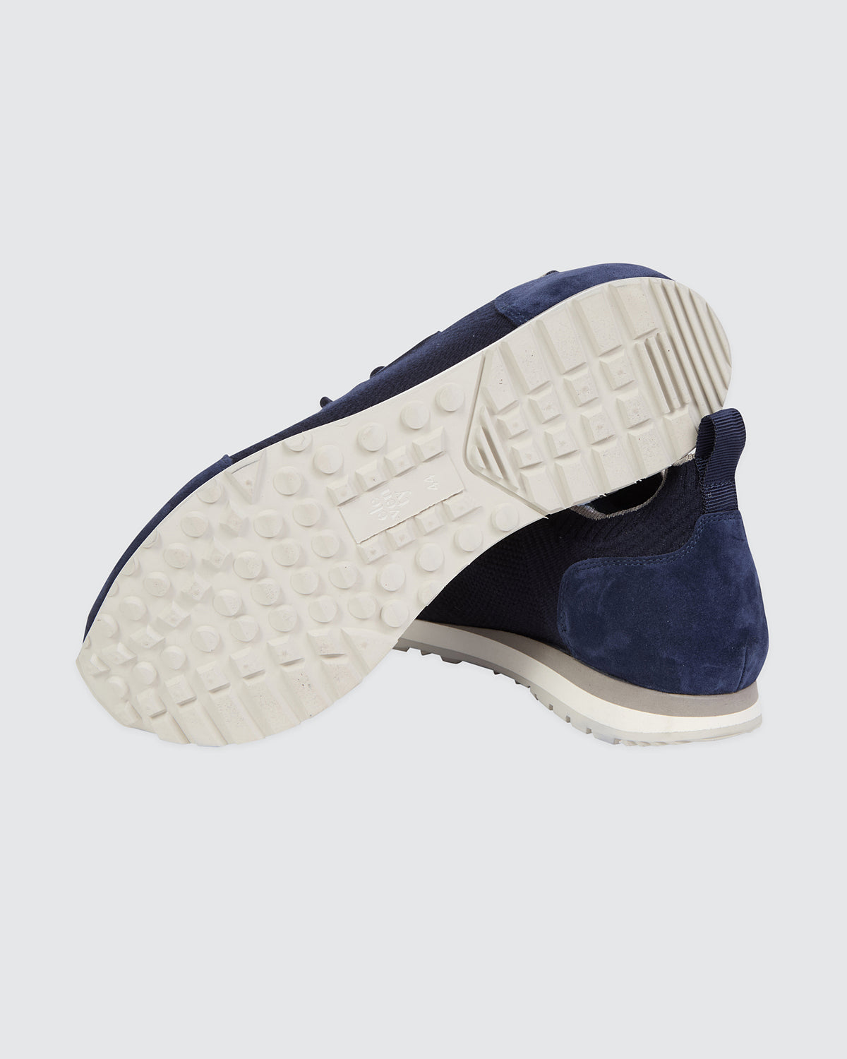 SCARPA MAGLIA IN LANA E PELLE VITELLO
