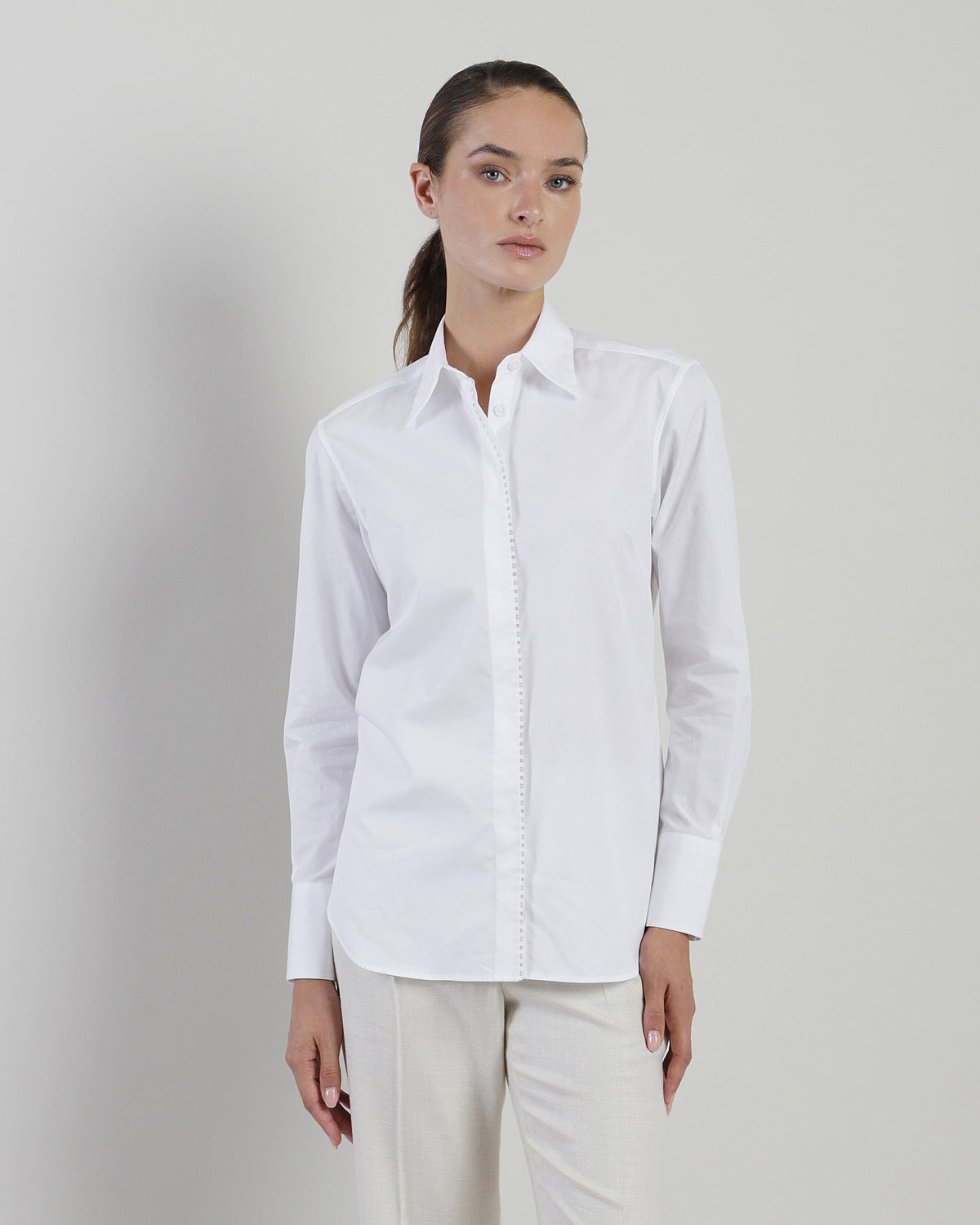 CAMICIA COTONE SETA