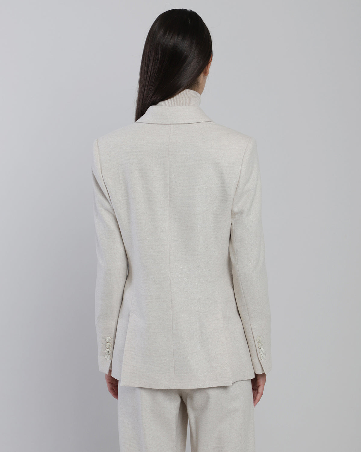 DOUBLE-BREASTED WOOL CASHMERE JACKET