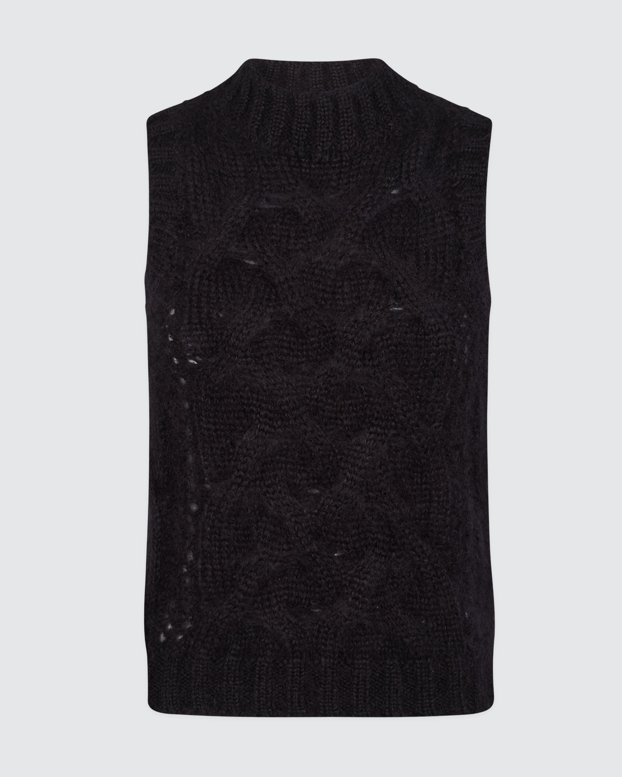 MAGLIA SMANICATA KID MOHAIR SETA