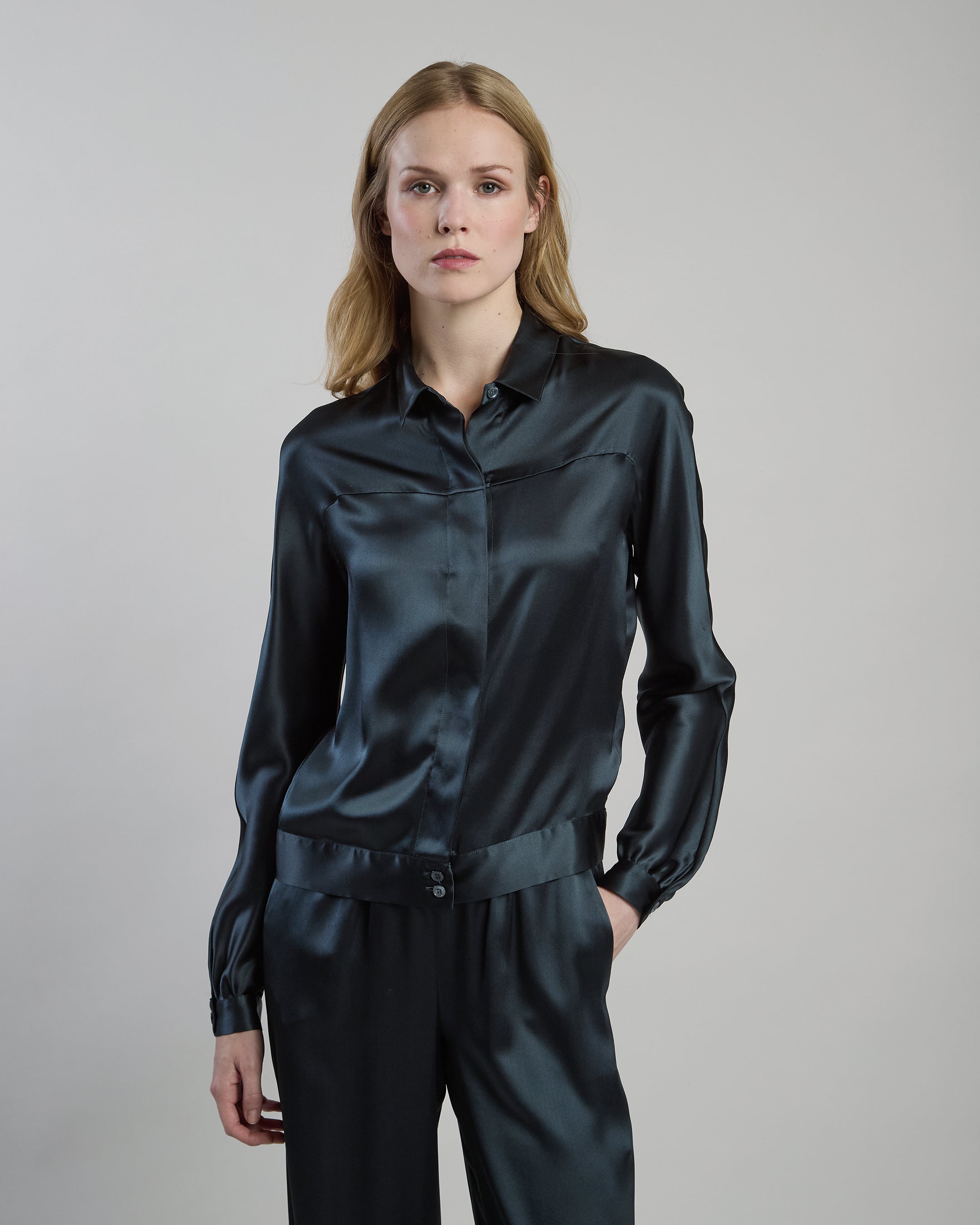 CAMICIA SETA UNITA