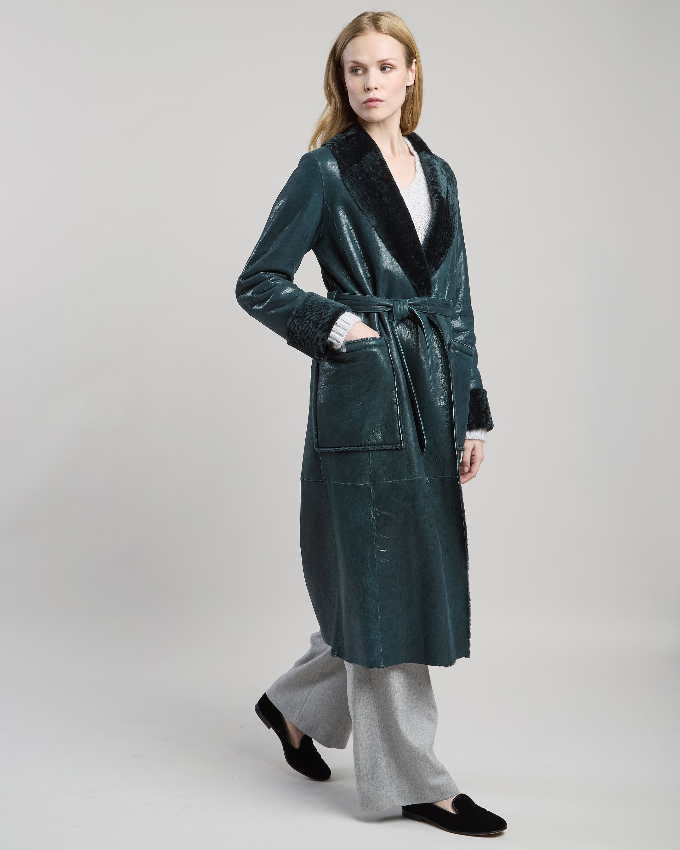 CAPPOTTIOIN PELLICCIA & SHEARLING SHEARLING STAMPATO