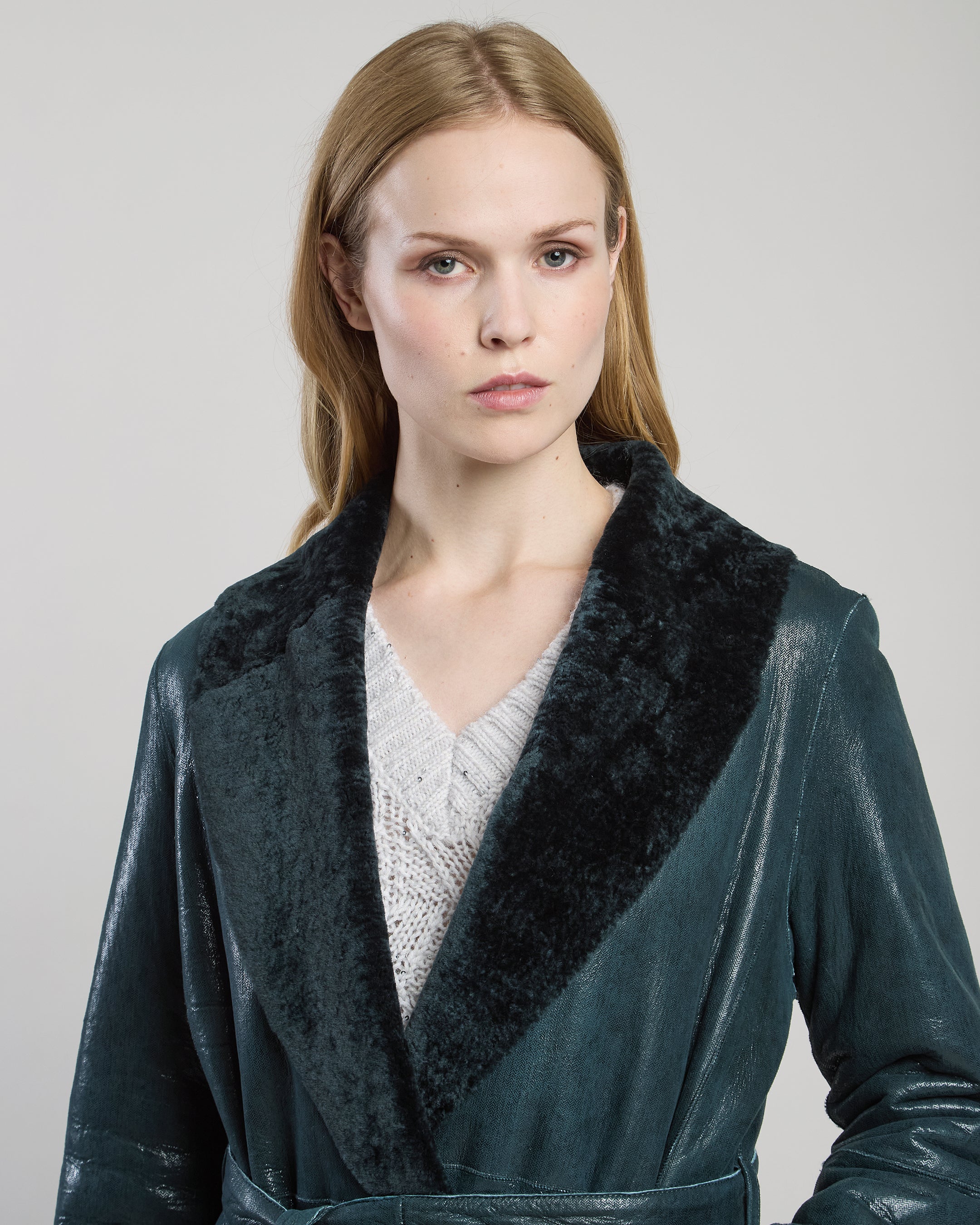 CAPPOTTIOIN PELLICCIA & SHEARLING SHEARLING STAMPATO