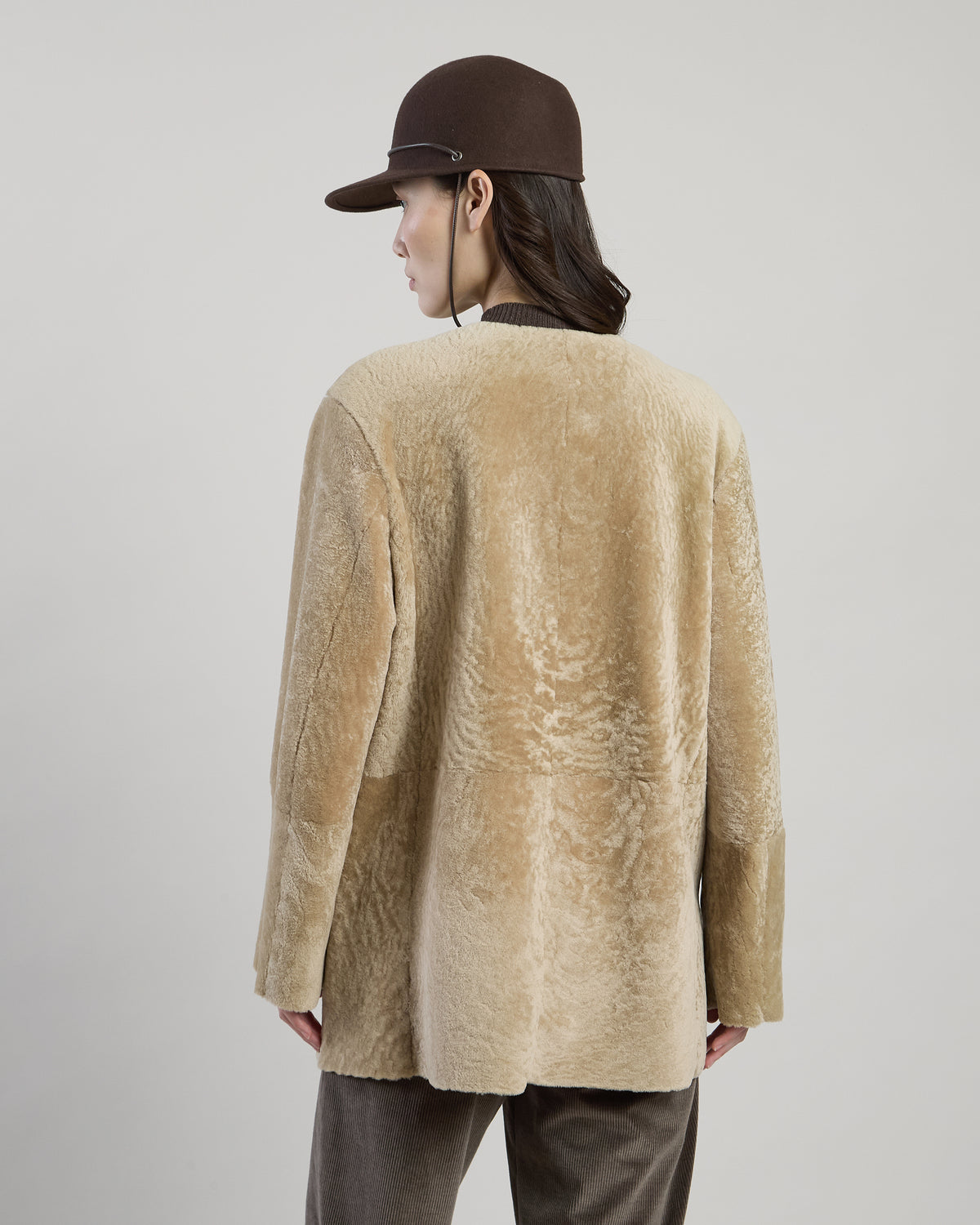 PRINTED SHEARLING JACKET alternative