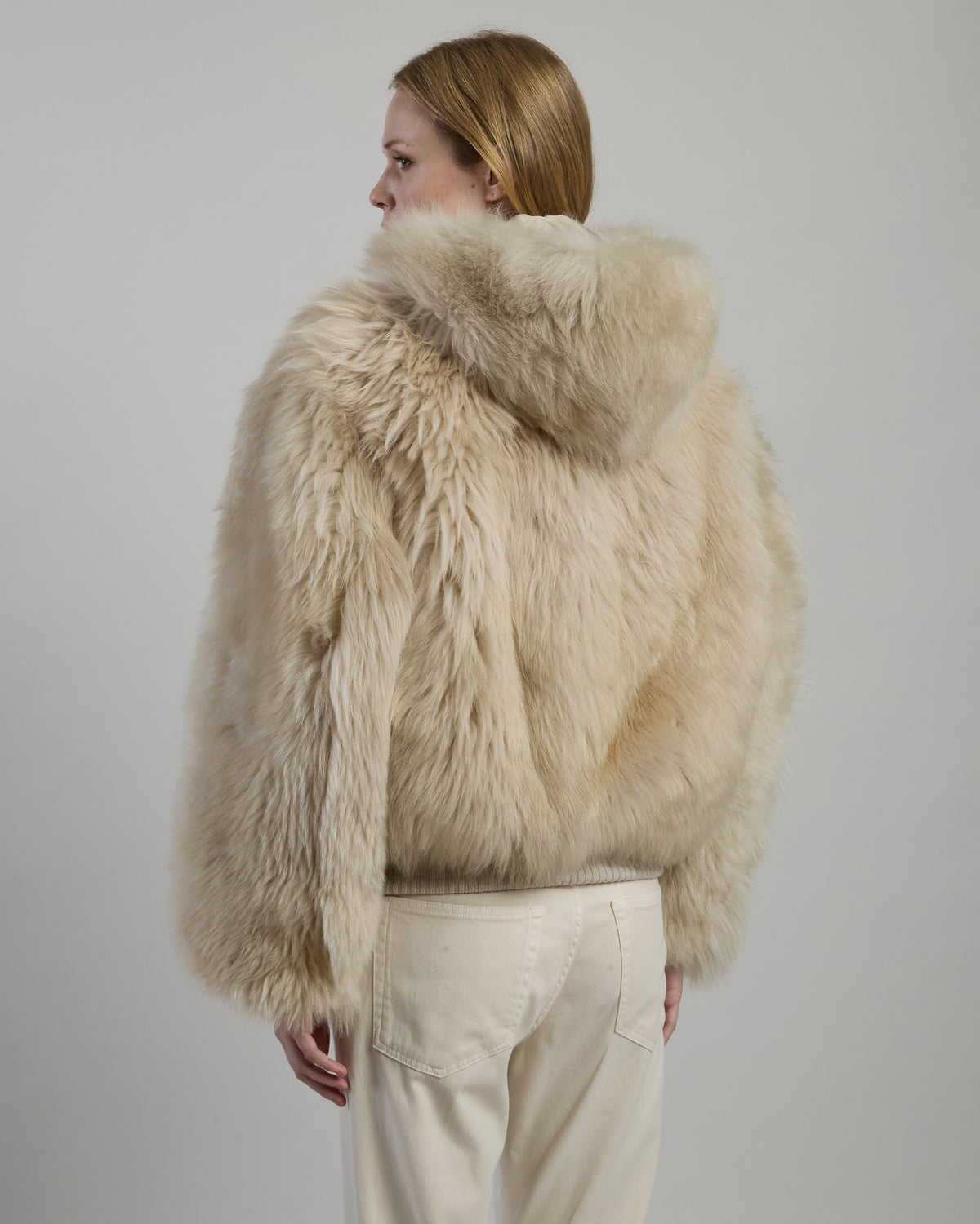 BOMBER IN SHEARLING PECORA FOX alternative