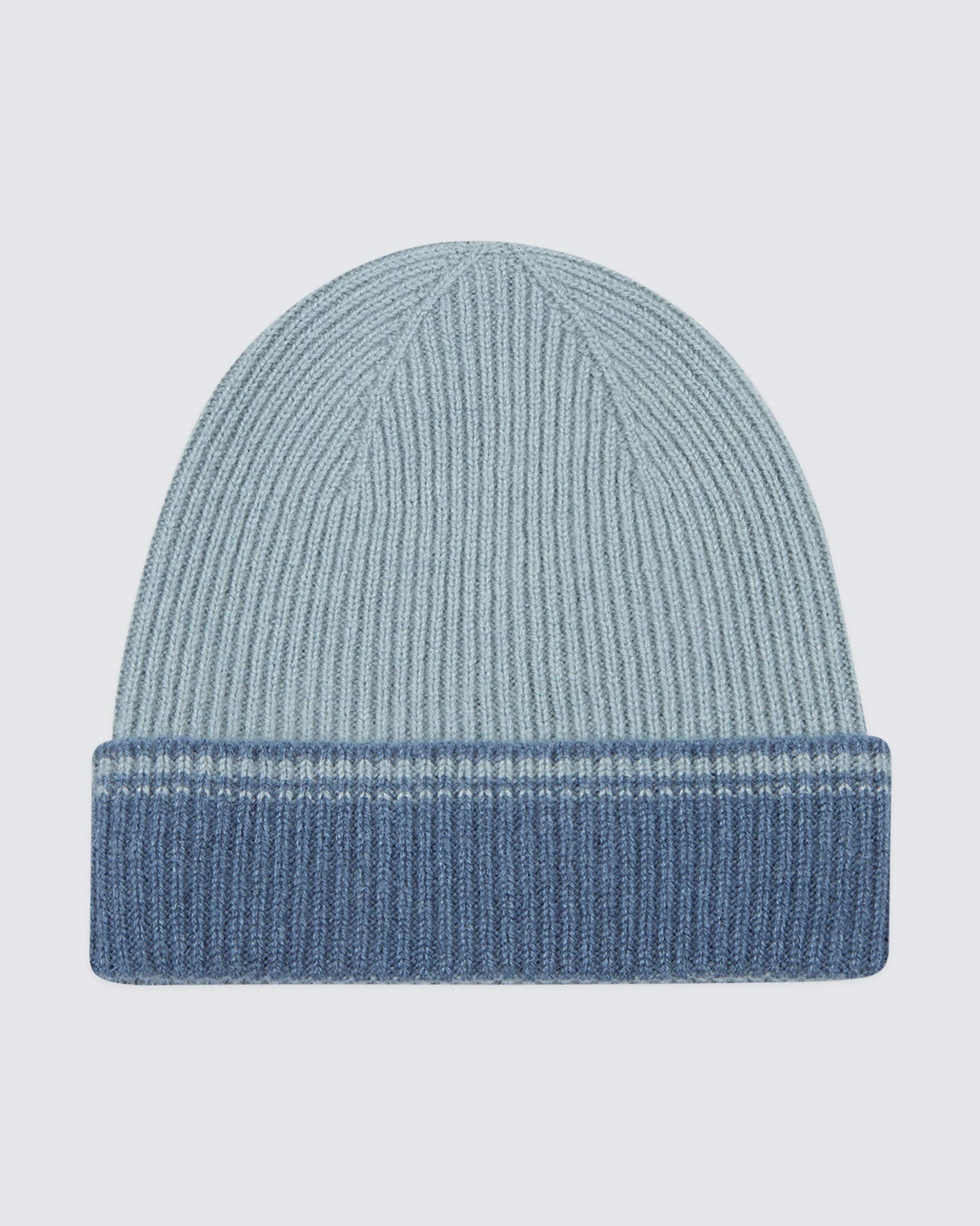 CAPPELLO CASHMERE CON CONTRASTO