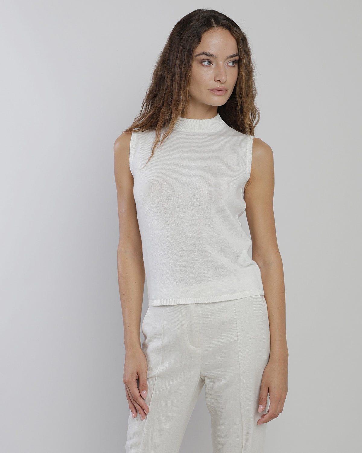 MAGLIA SMANICATA CASHMERE