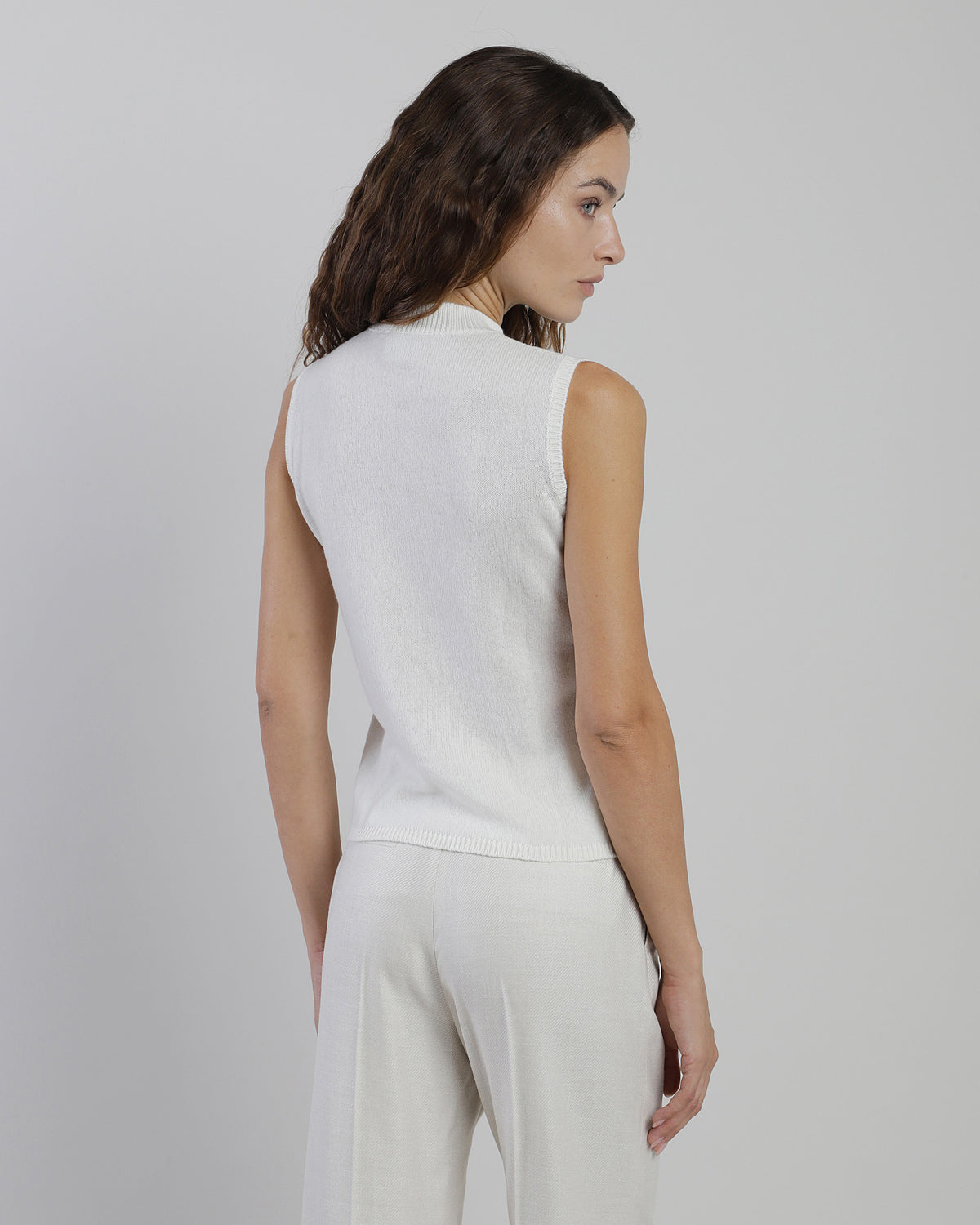 MAGLIA SMANICATA CASHMERE