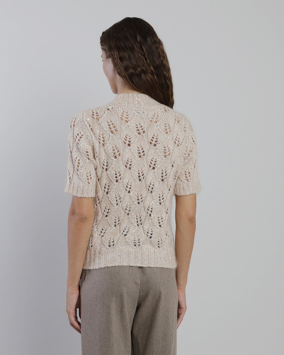 MAGLIA GIROCOLLO LANA MOHAIR SETA