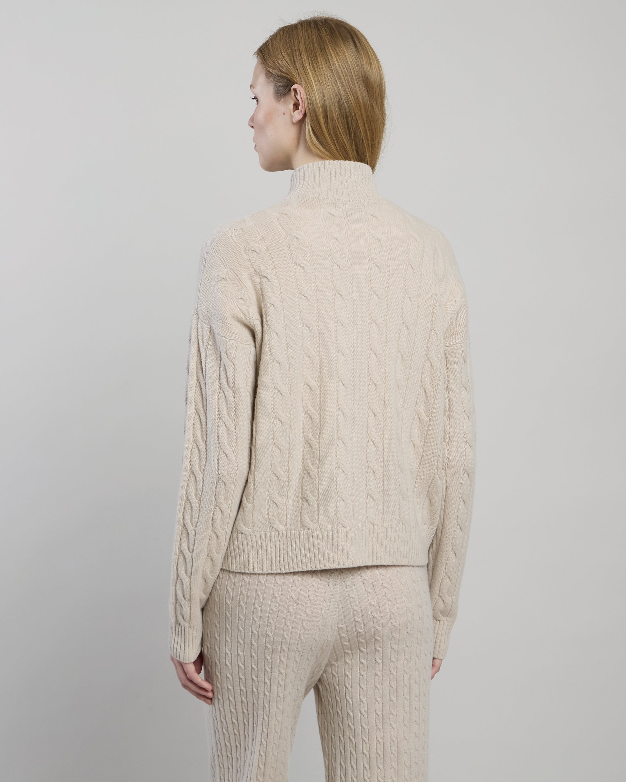 MAGLIA FULL ZIP CASHMERE