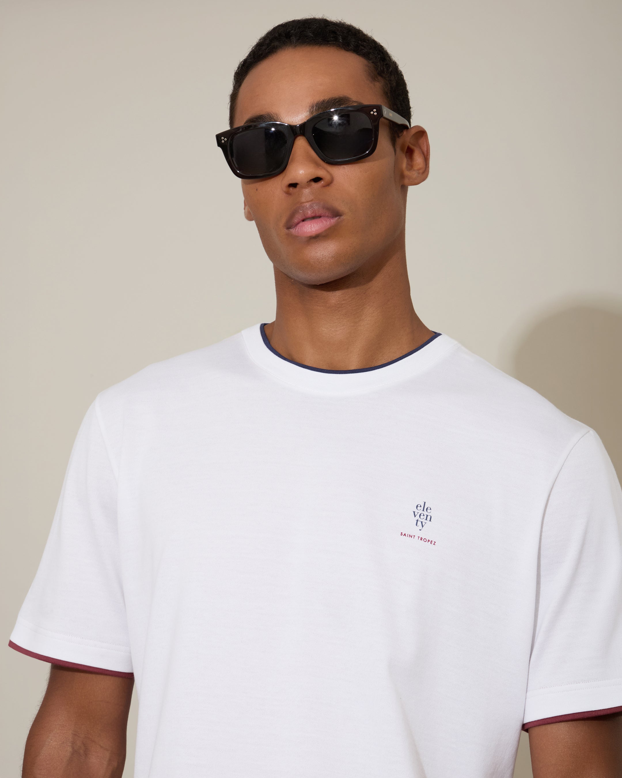 T-SHIRT GIROCOLLO COTONE JERSEY
