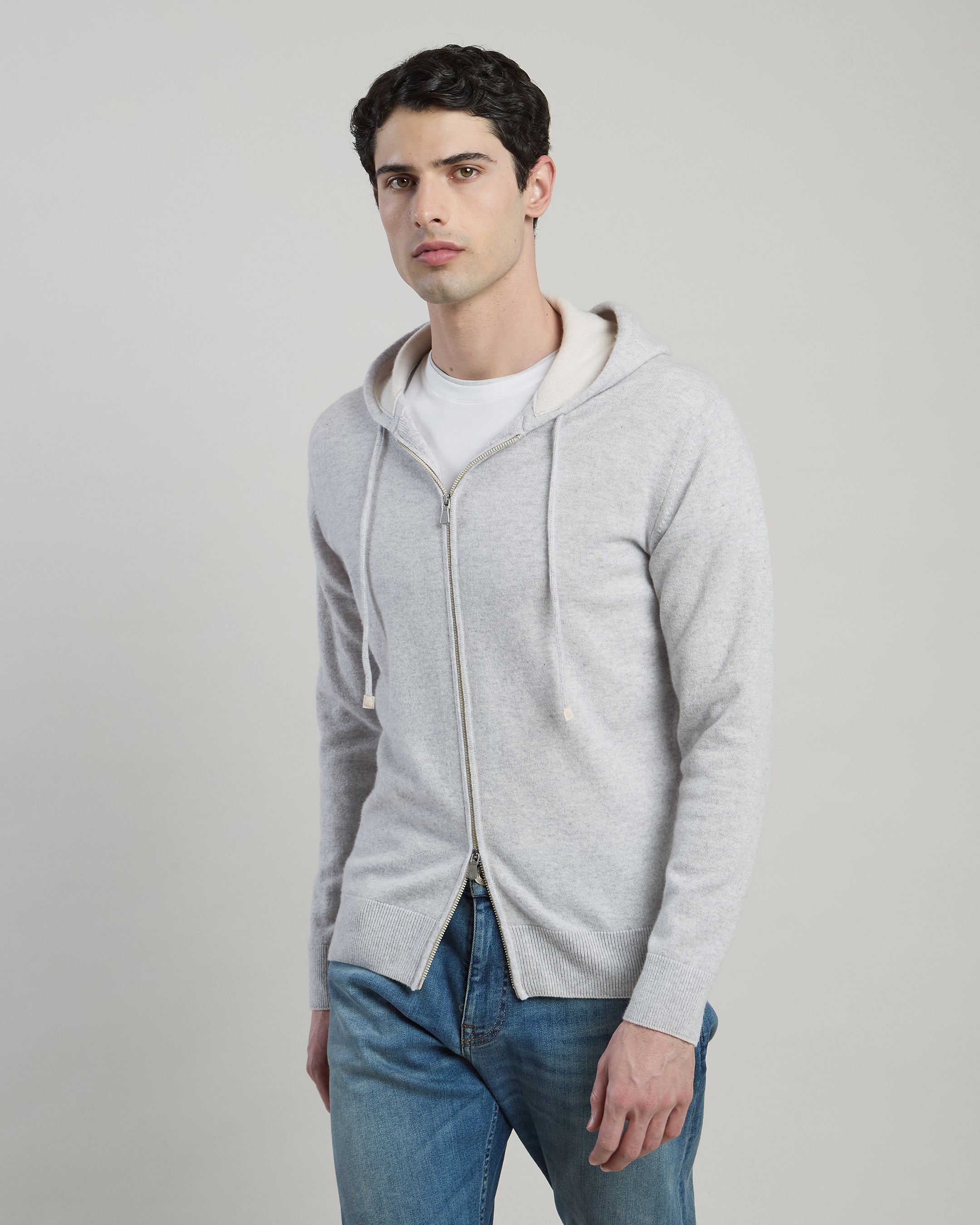 FULL ZIP HOODED SWEATER