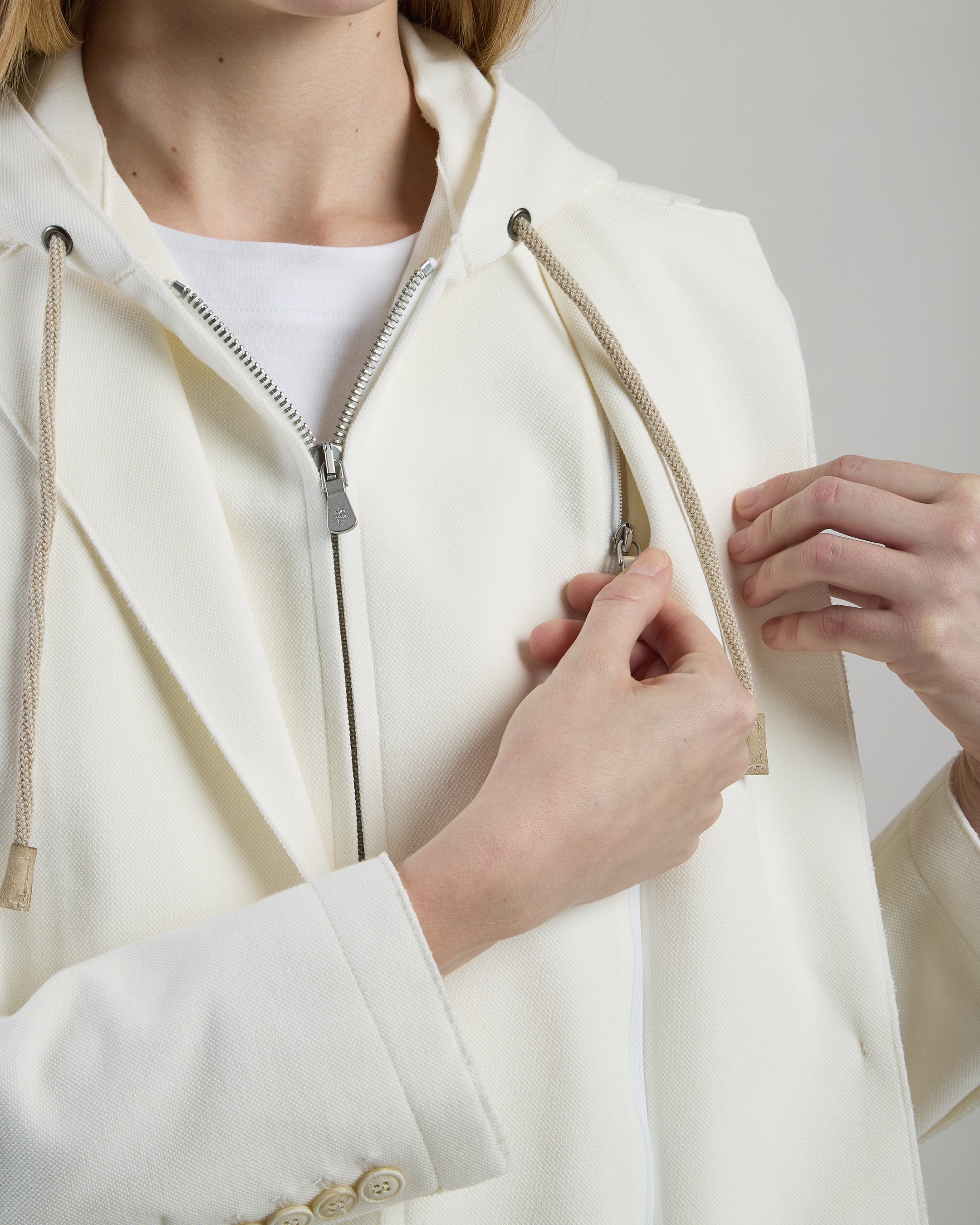SINGLE-BREASTED JACKET WITH BIB