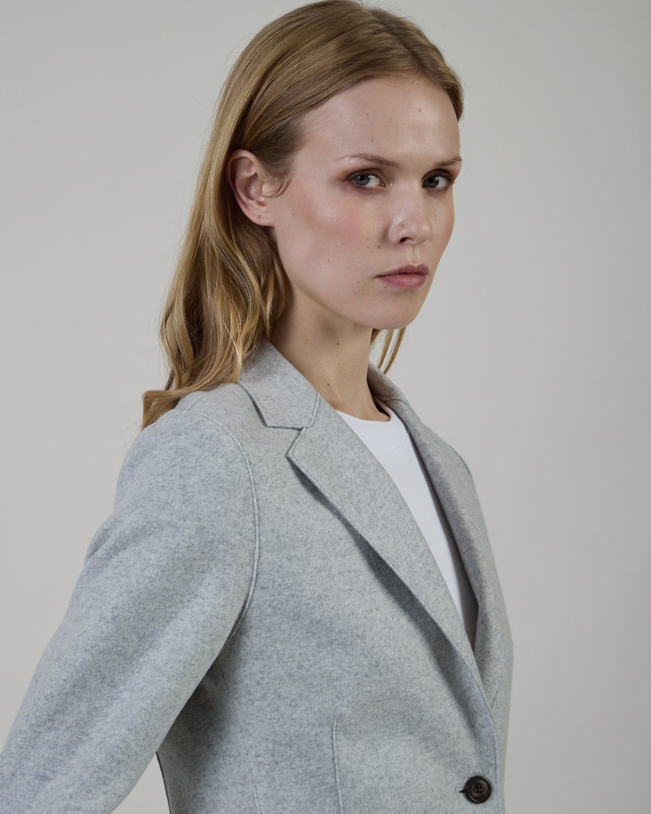 SINGLE-BREASTED WOOL JACKET
