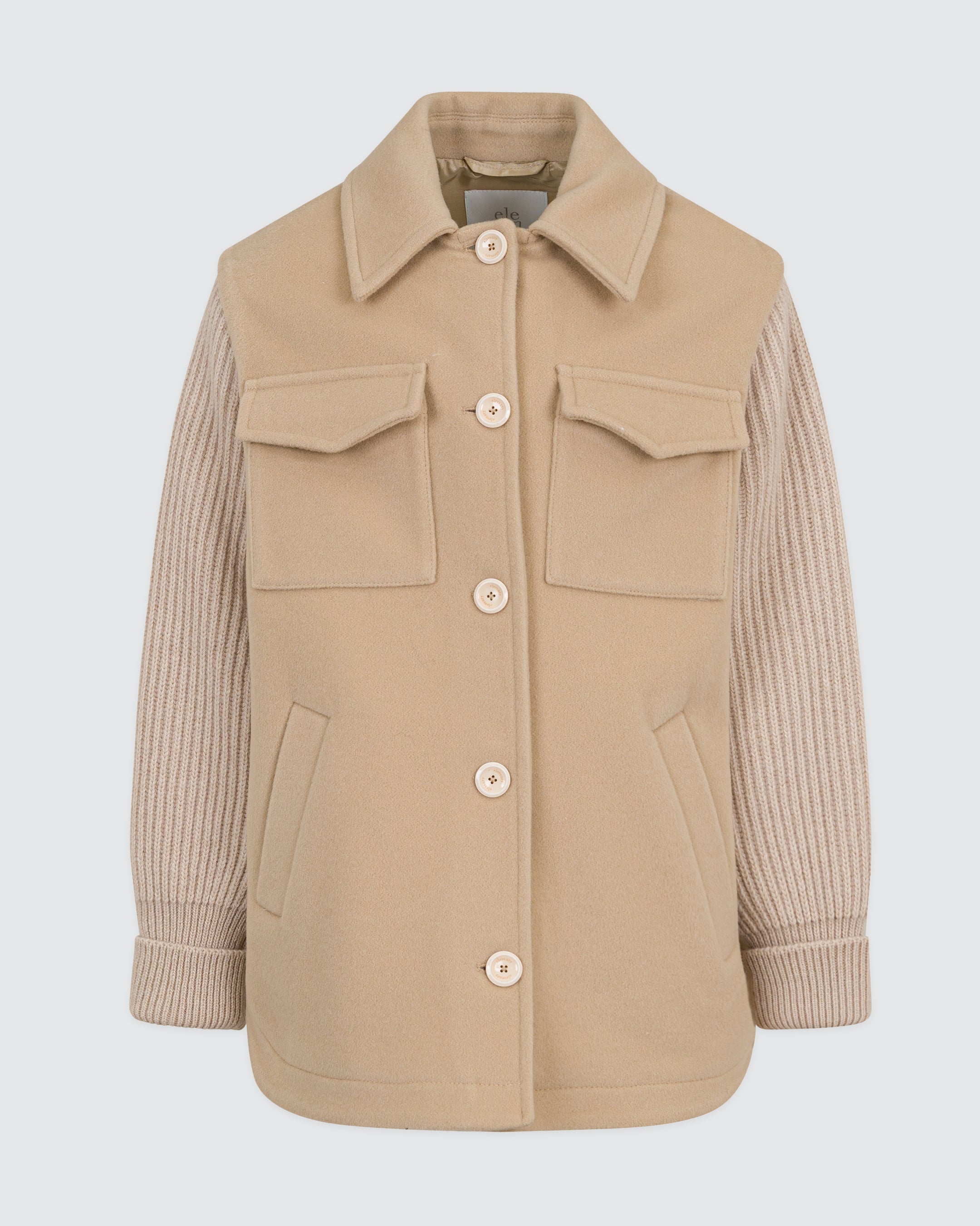 BELTED WOOL POLYAMIDE CASHMERE COAT