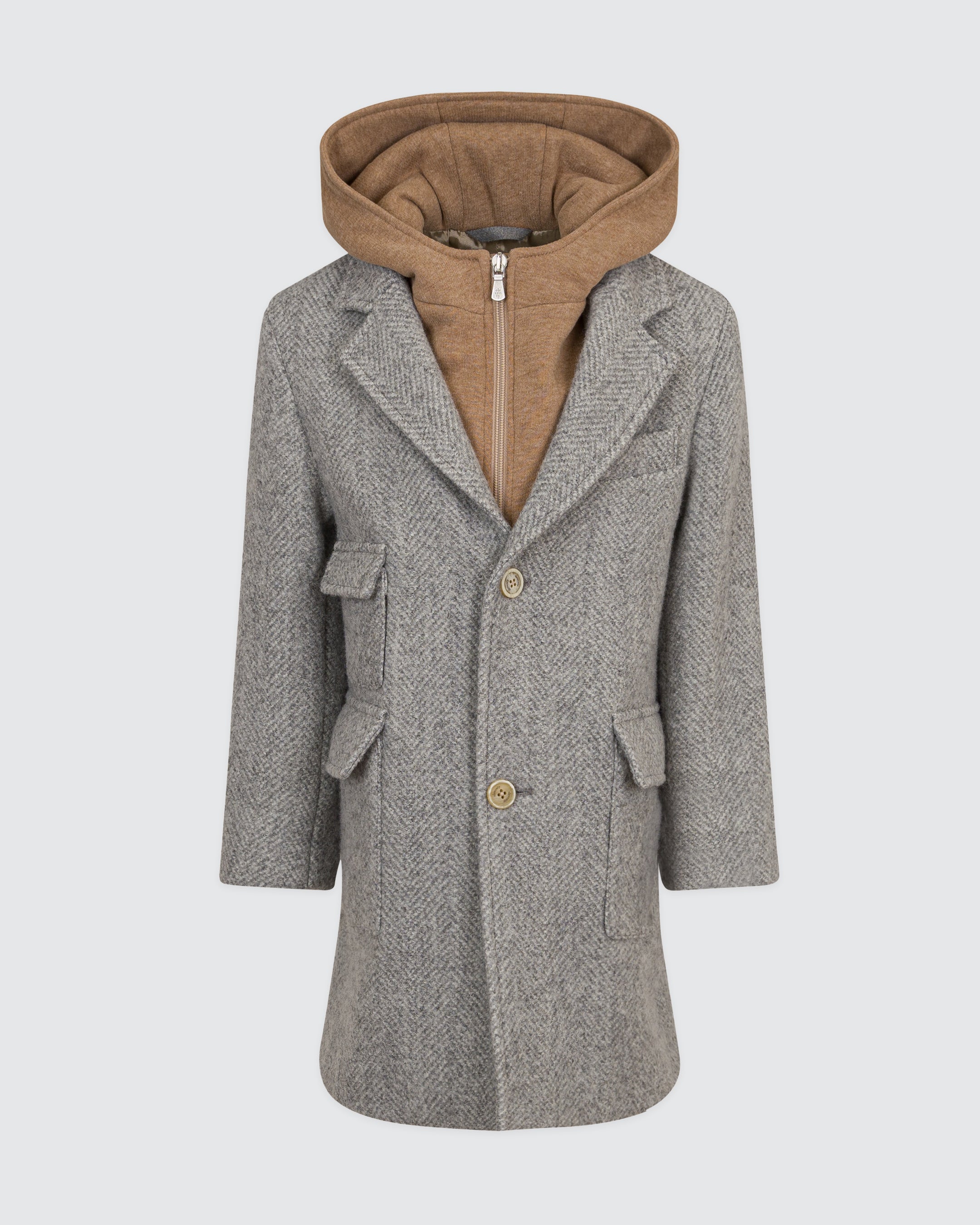LONG ZIP COAT
