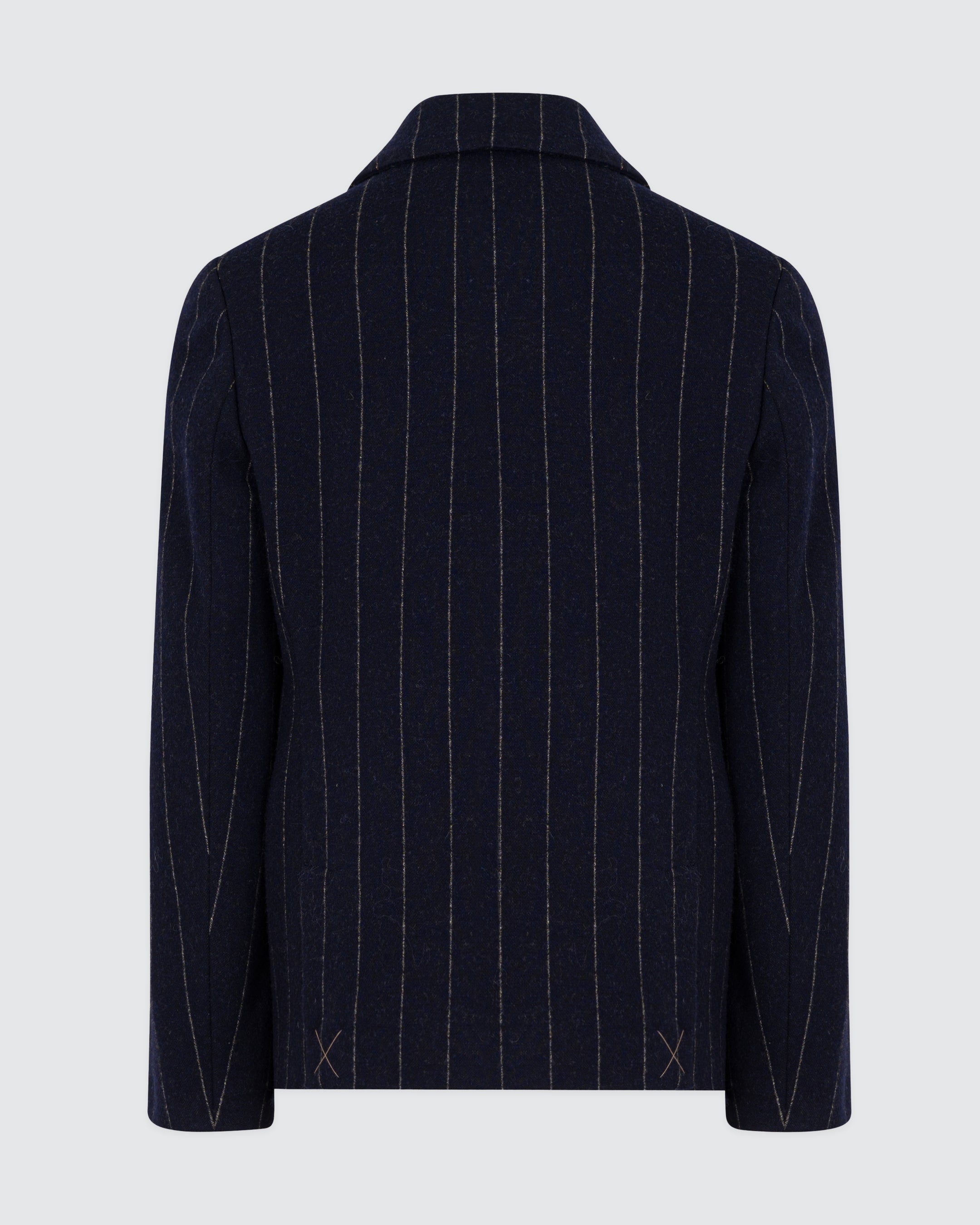 DOUBLE-BREASTED POLYESTER VISCOSE JACKET - 2