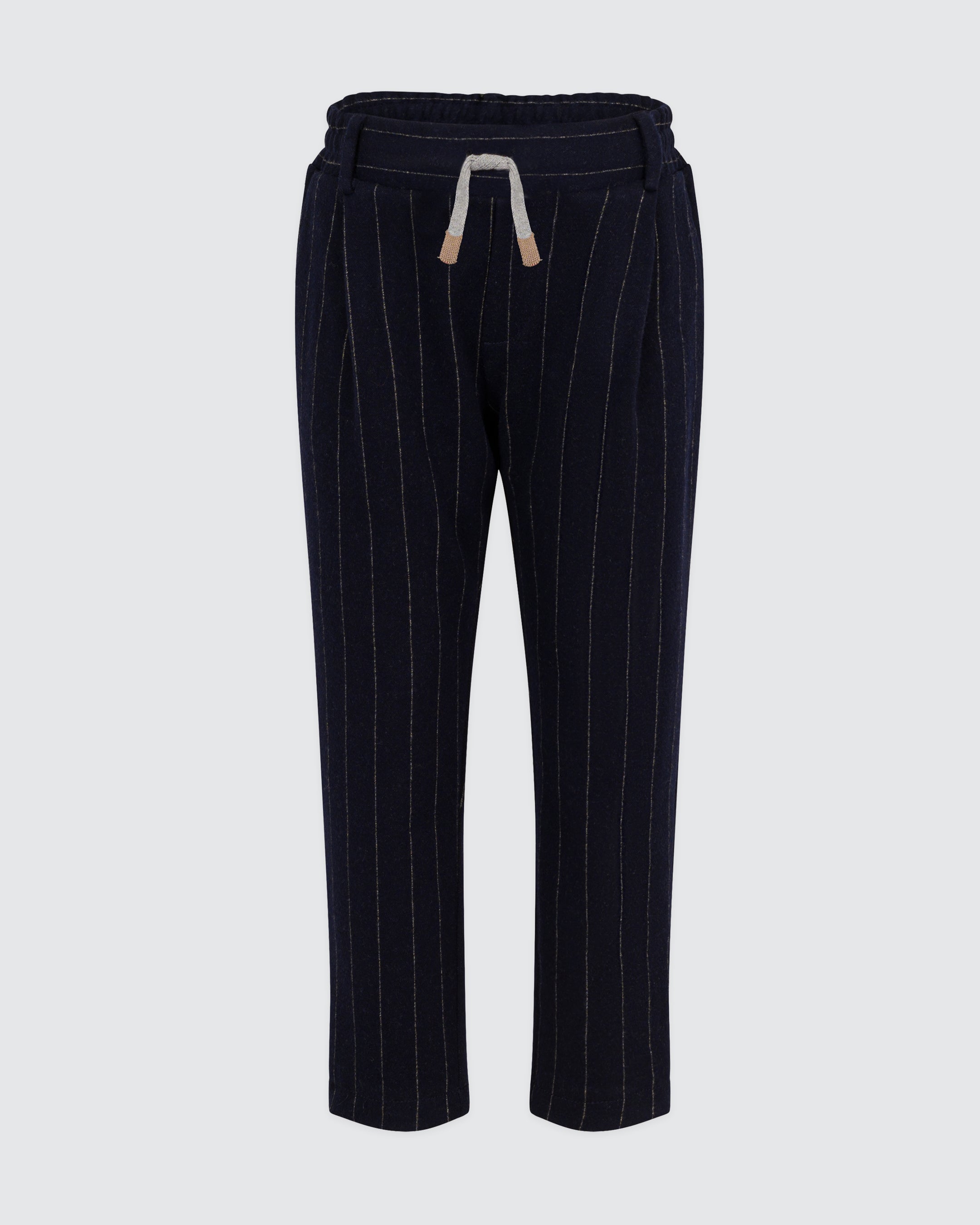 POLYESTER VISCOSE TROUSERS - 1
