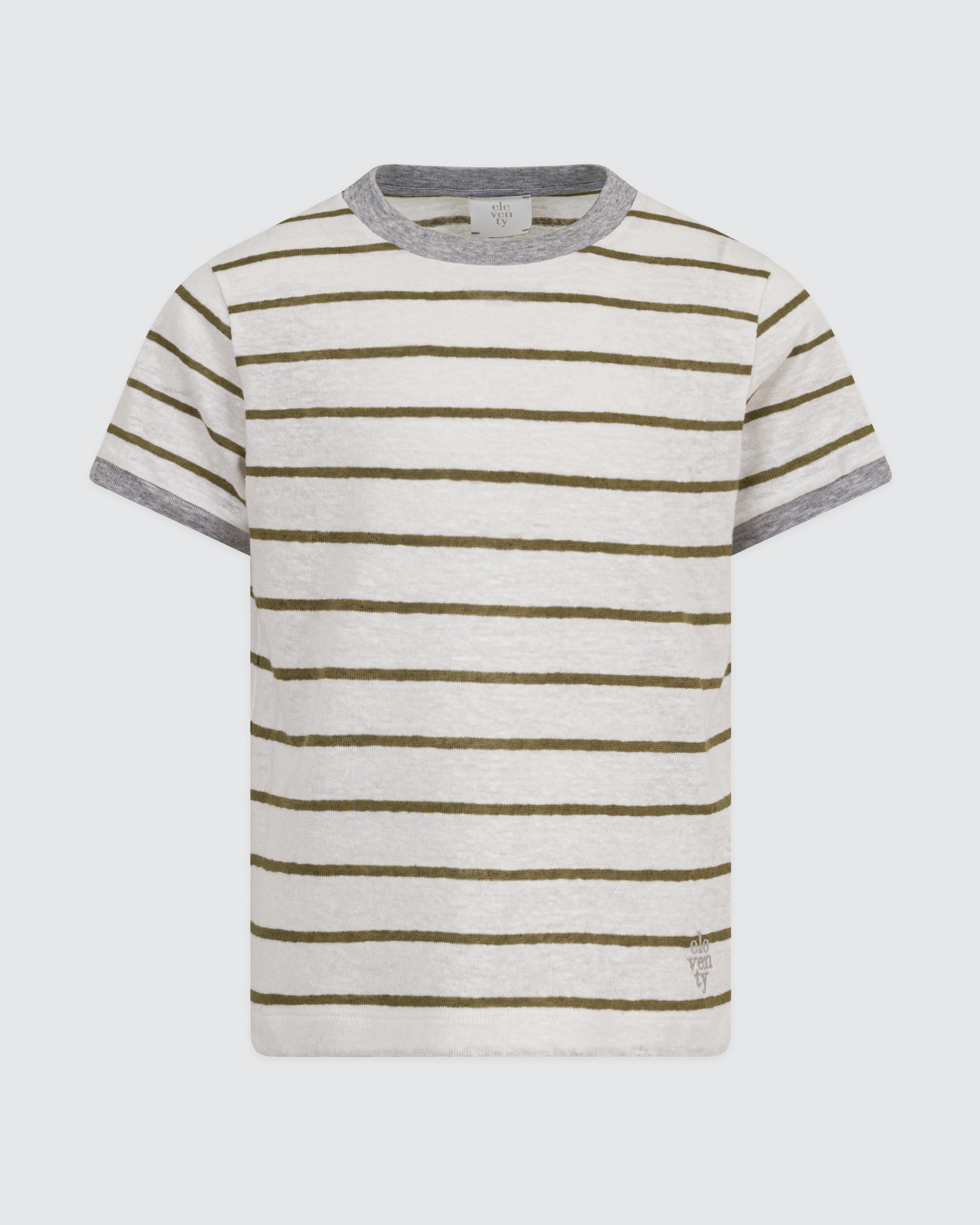 VISCOSE‑LINEN T‑SHIRT BOY