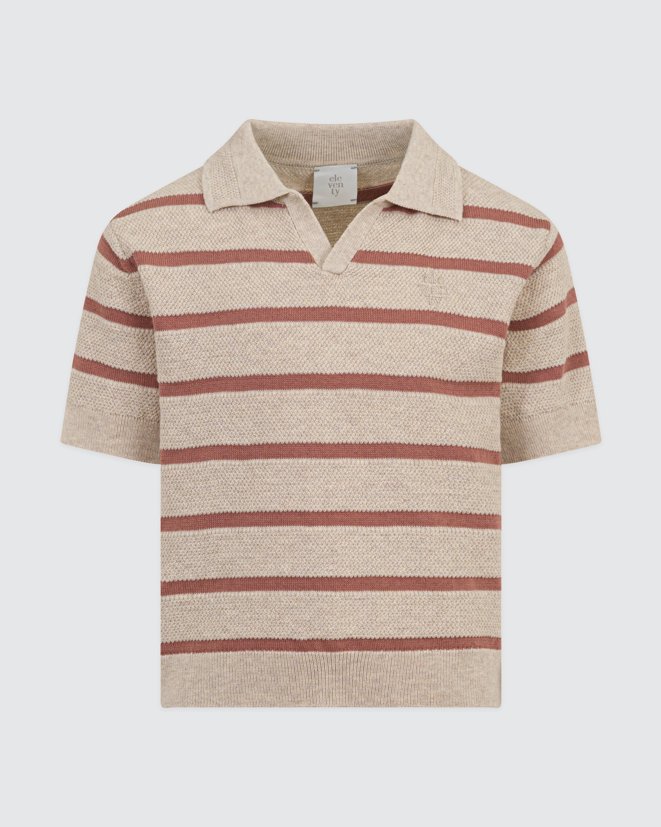 COTTON KNIT POLO SHIRT BOY - 1