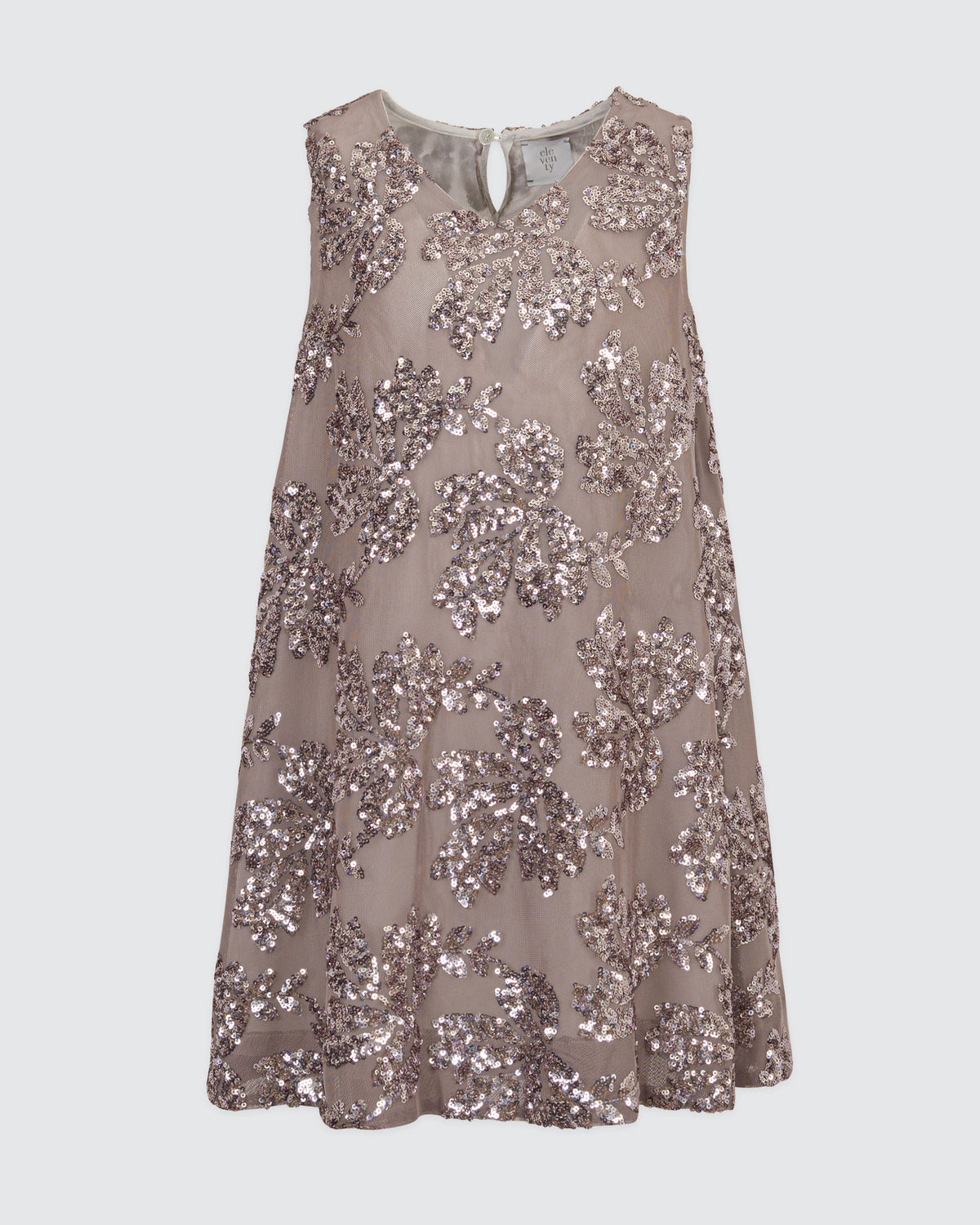 VESTITO CON RICAMI IN PAILLETTES KIDS - 1
