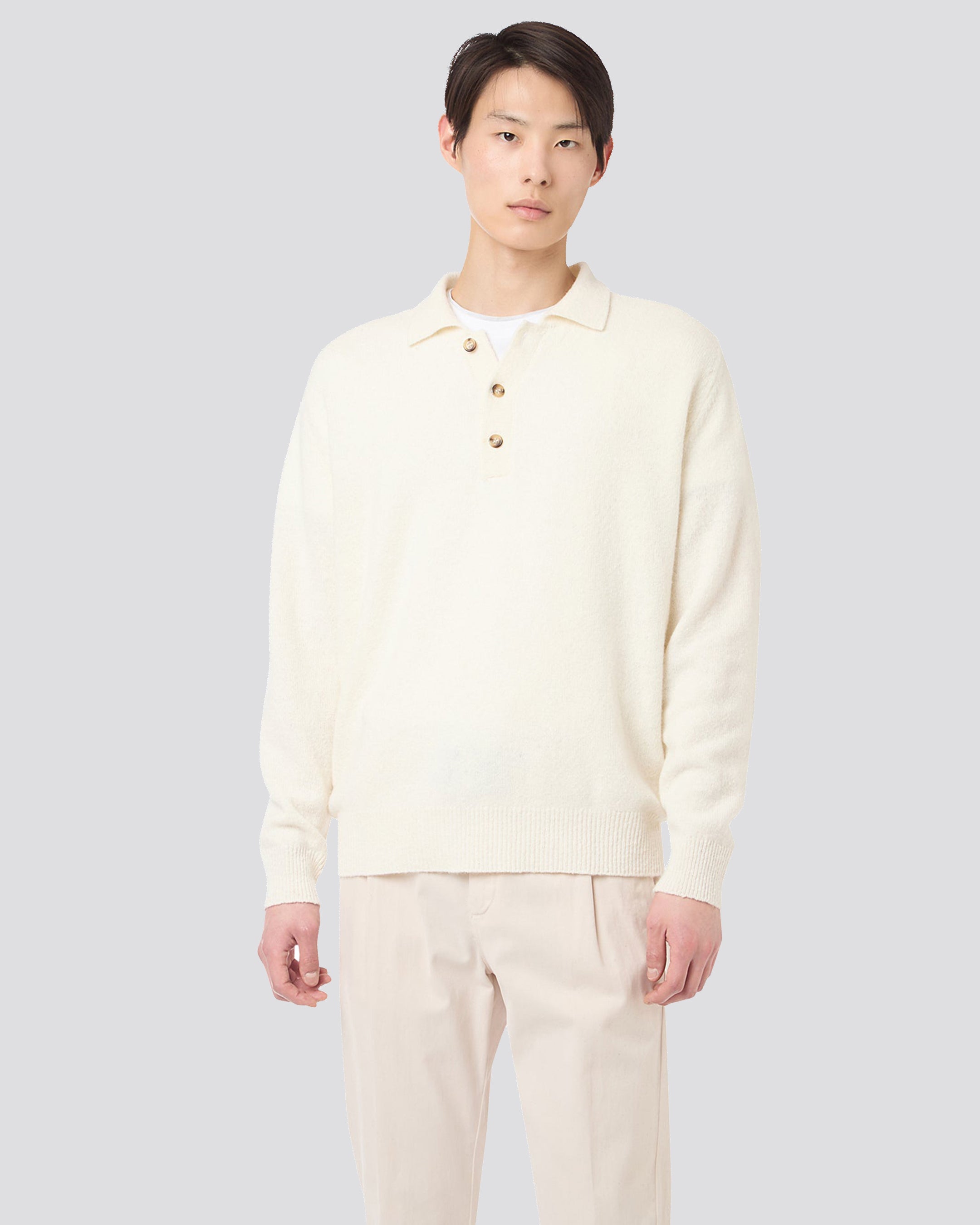 SHORT SLEEVE KNITTED POLO