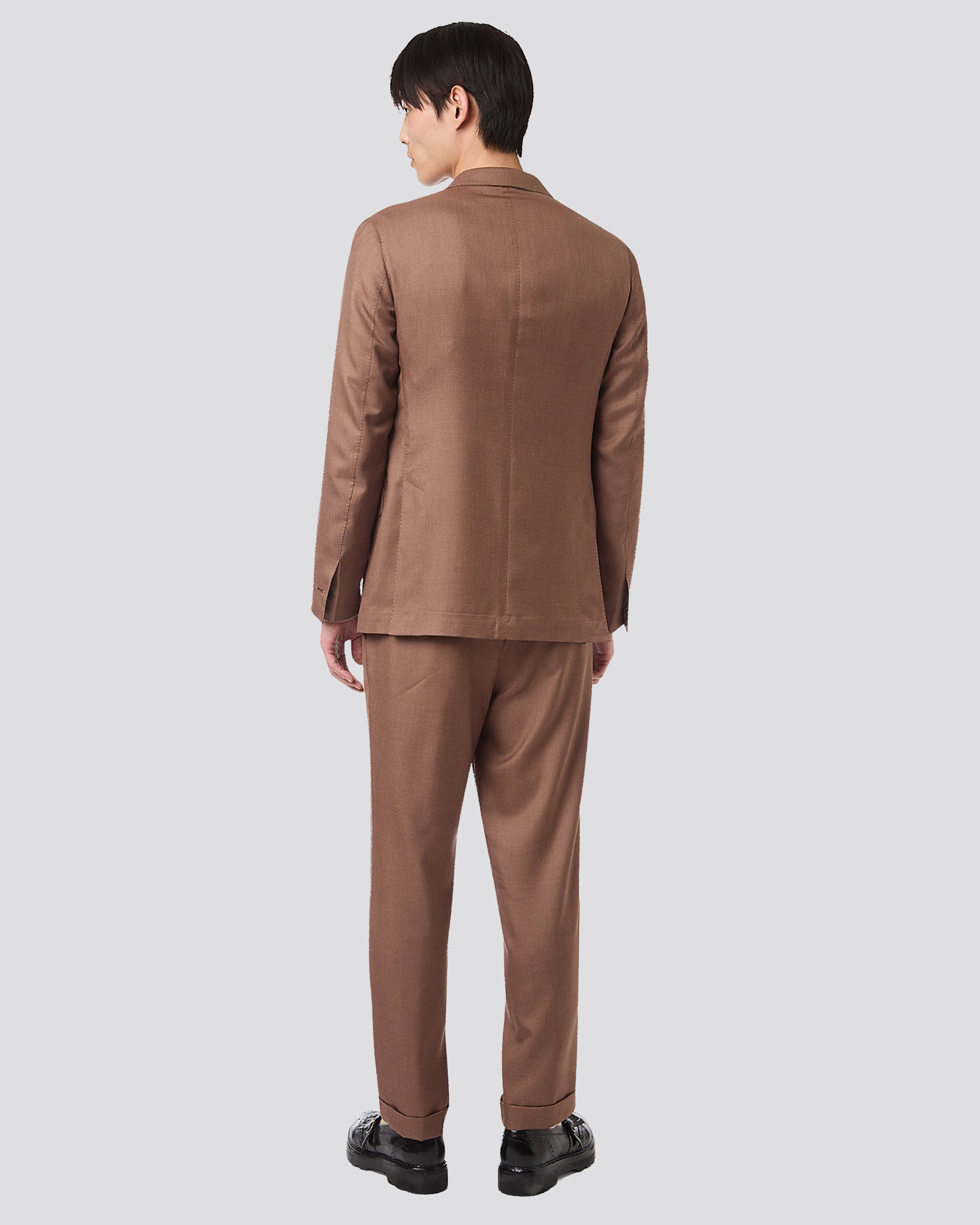 SINGLE BREASTED SUIT WITH PENCED PANTS - 2