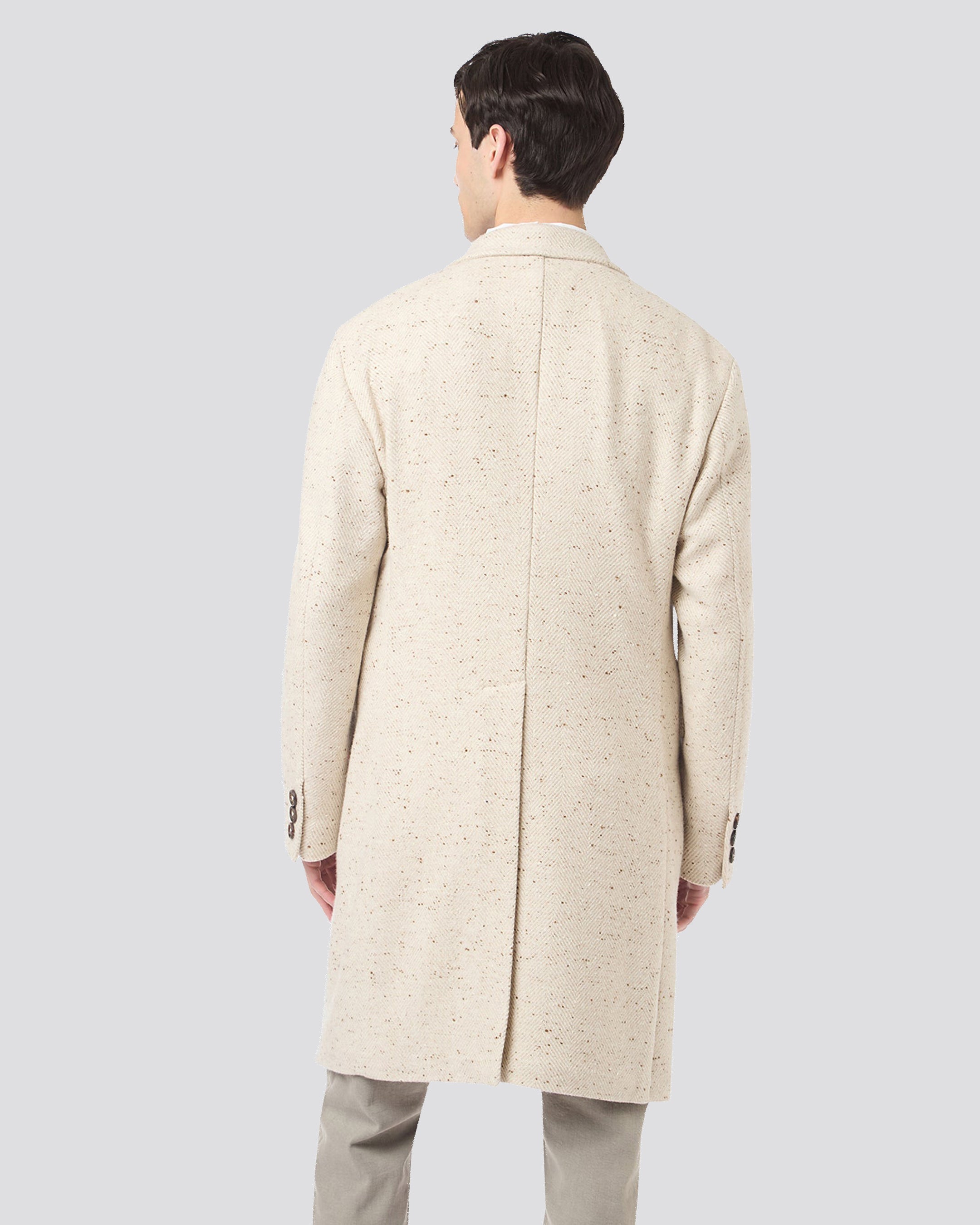 Double -breasted coat Cashmere Spina alternative