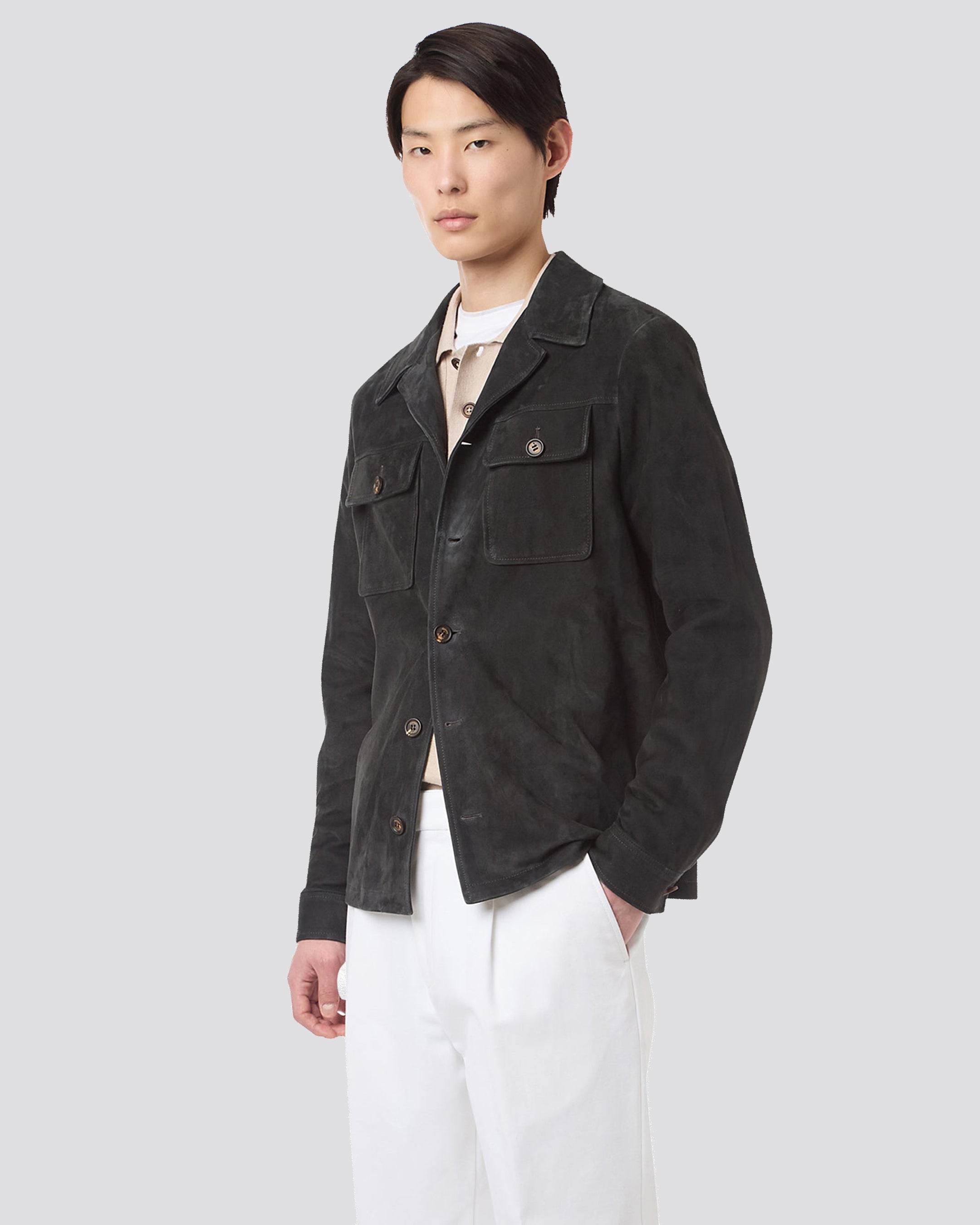 Resinato suede jacket