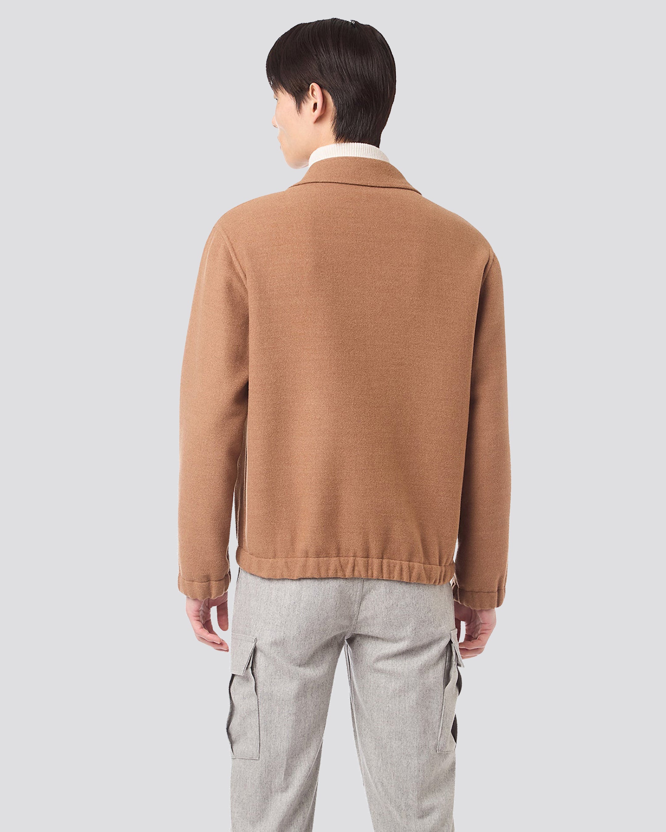 Full zip bomber wool - 2