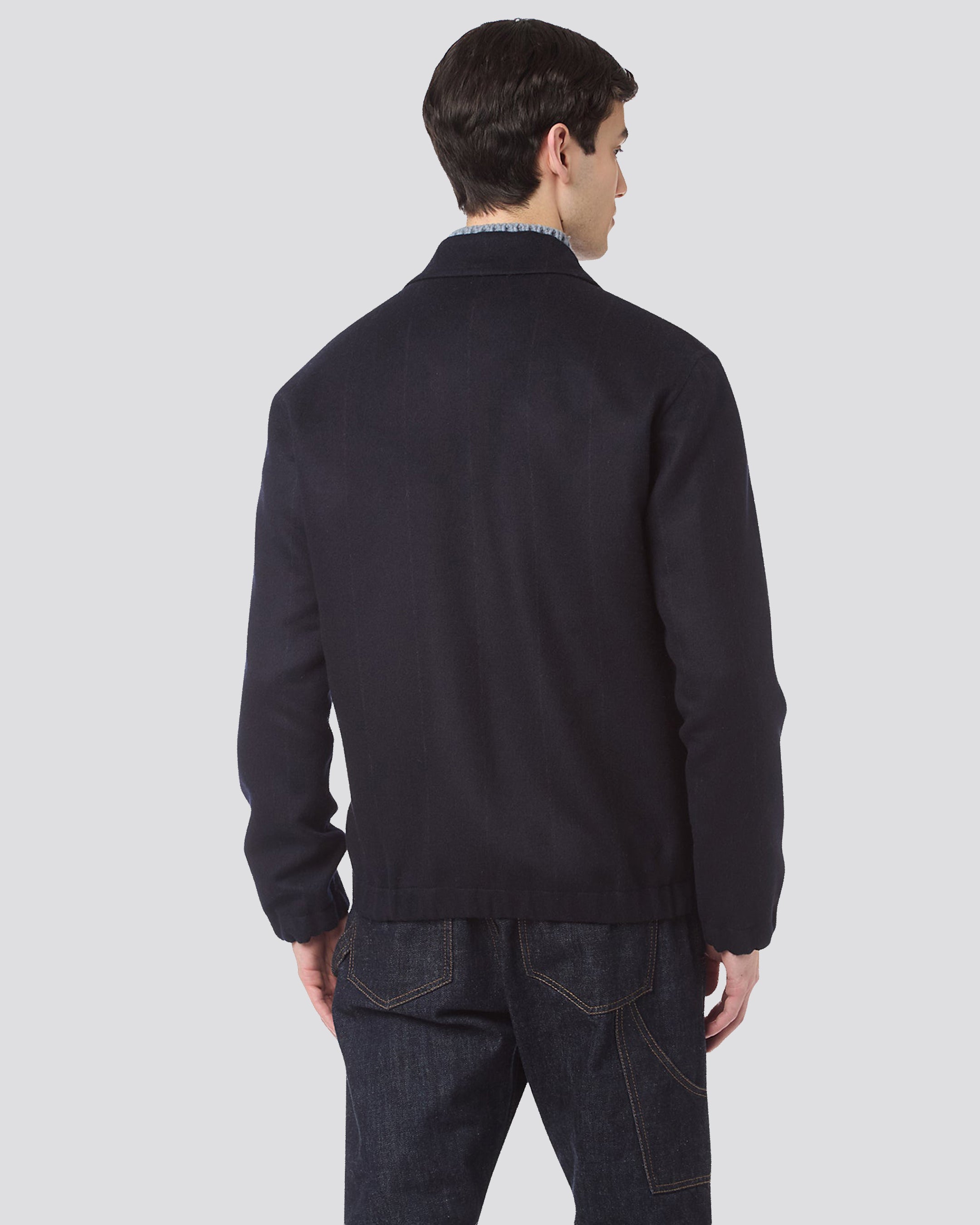 Full zip bomber wool - 2